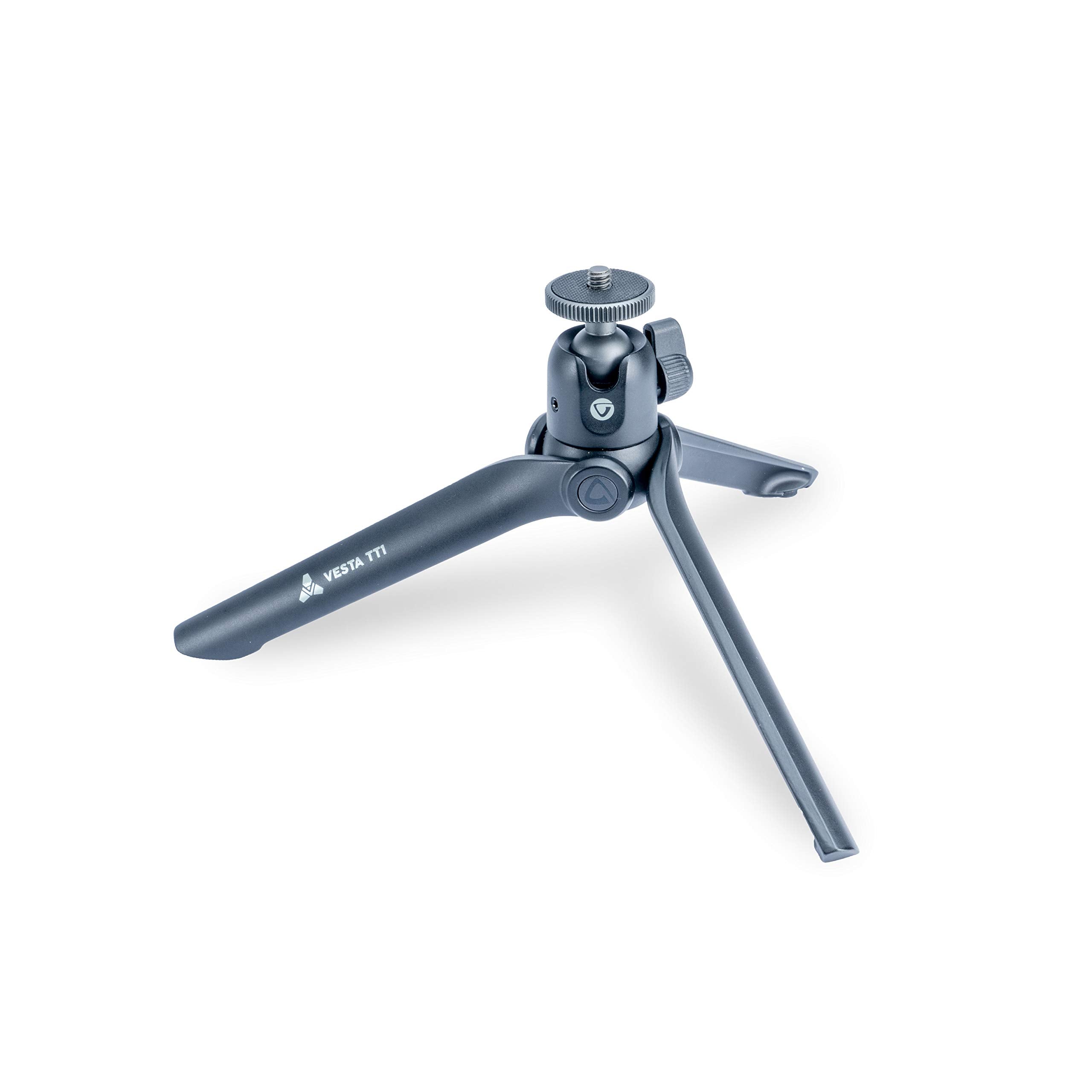 Vanguard Vesta Tt Aluminum Tabletop Tripod With Smart Phone Holder - Black (Vesta Tt1 Bp)