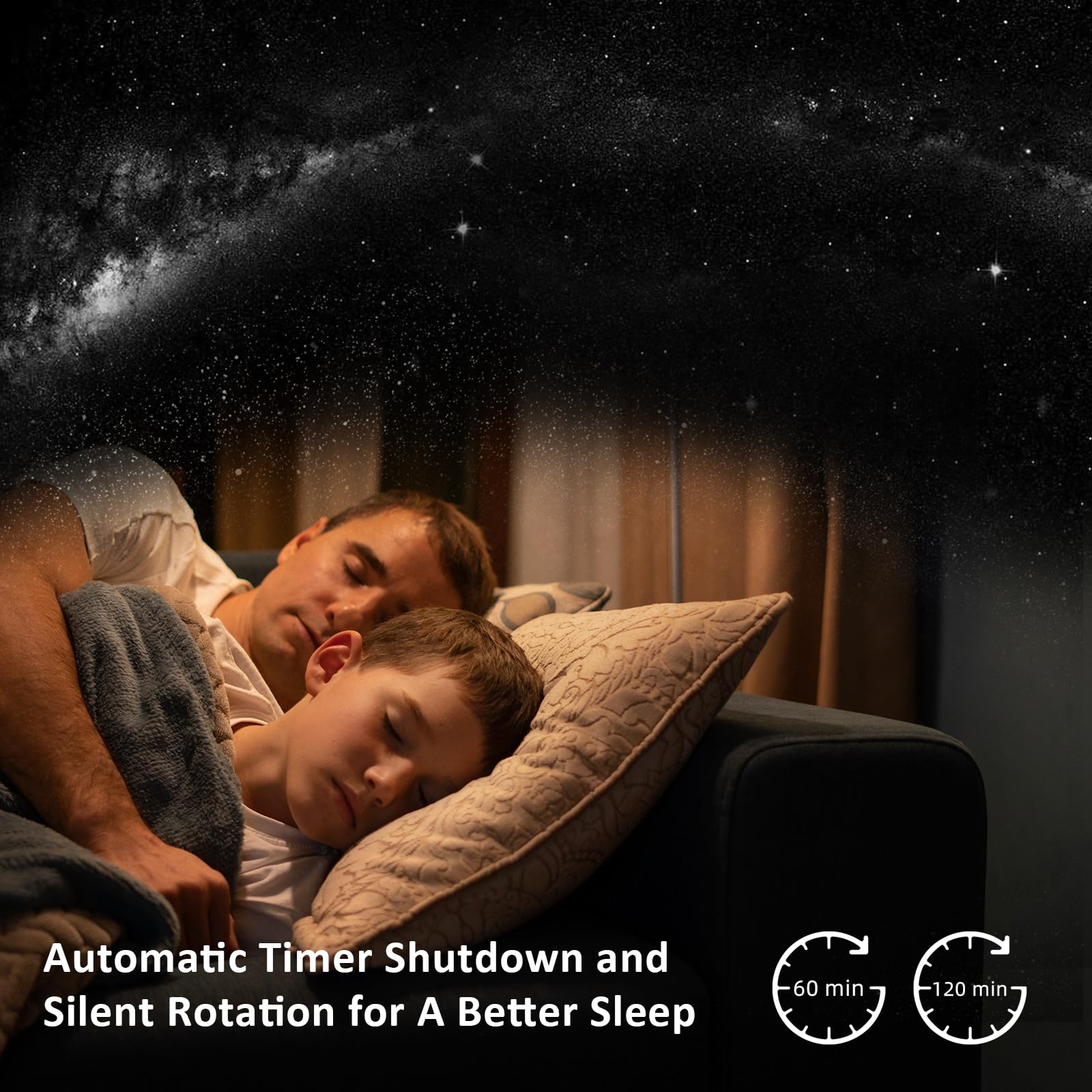 Ainael Galaxy Projector, Star Projector Planetarium Night Light Lamp Ceiling Space Starry Sky Projector With Light Strip Meteor And Galaxy Projector For Kids Bedroom Birthday Christmas  (Black)