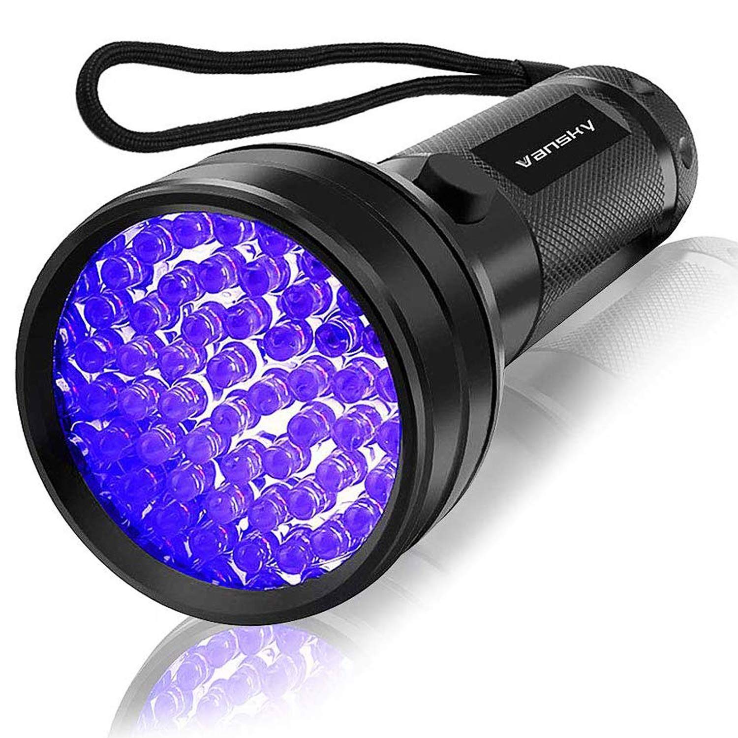 Vansky Uv Flashlight Black Light 51 Led & 51 Led Blacklight Pet Urine Detector For Dog/Cat Urine,Dry Stains,Bed Bug, Matching With Pet Odor Eliminator