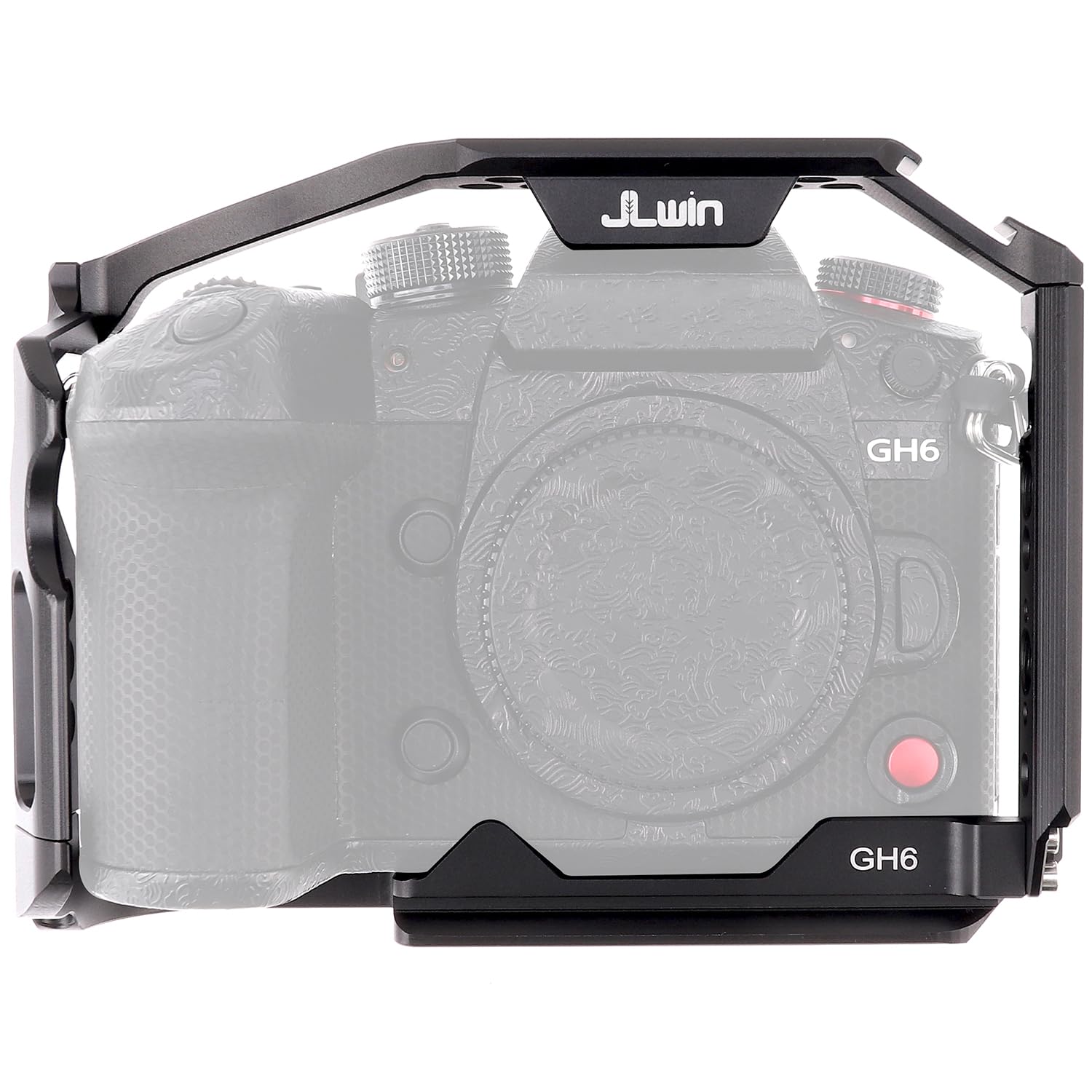 Jlwin Gh6 Cage For Panasonic Gh6 Camera,Quick Release Plate For Arca-Swiss,1/4" & 3/8" Screw Holes For Camera Accessories