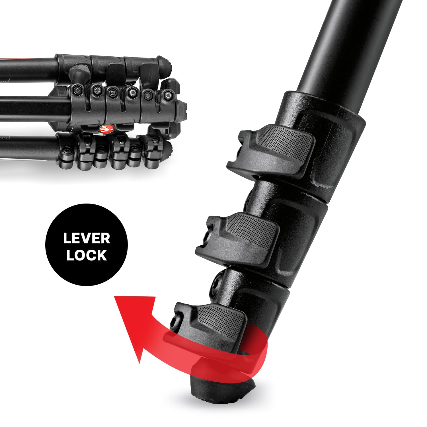 Manfrotto Be Advanced Special Edition 4-Section Aluminum Travel Tripod With 494 Center Ball Head For Sony Alpha Cameras
