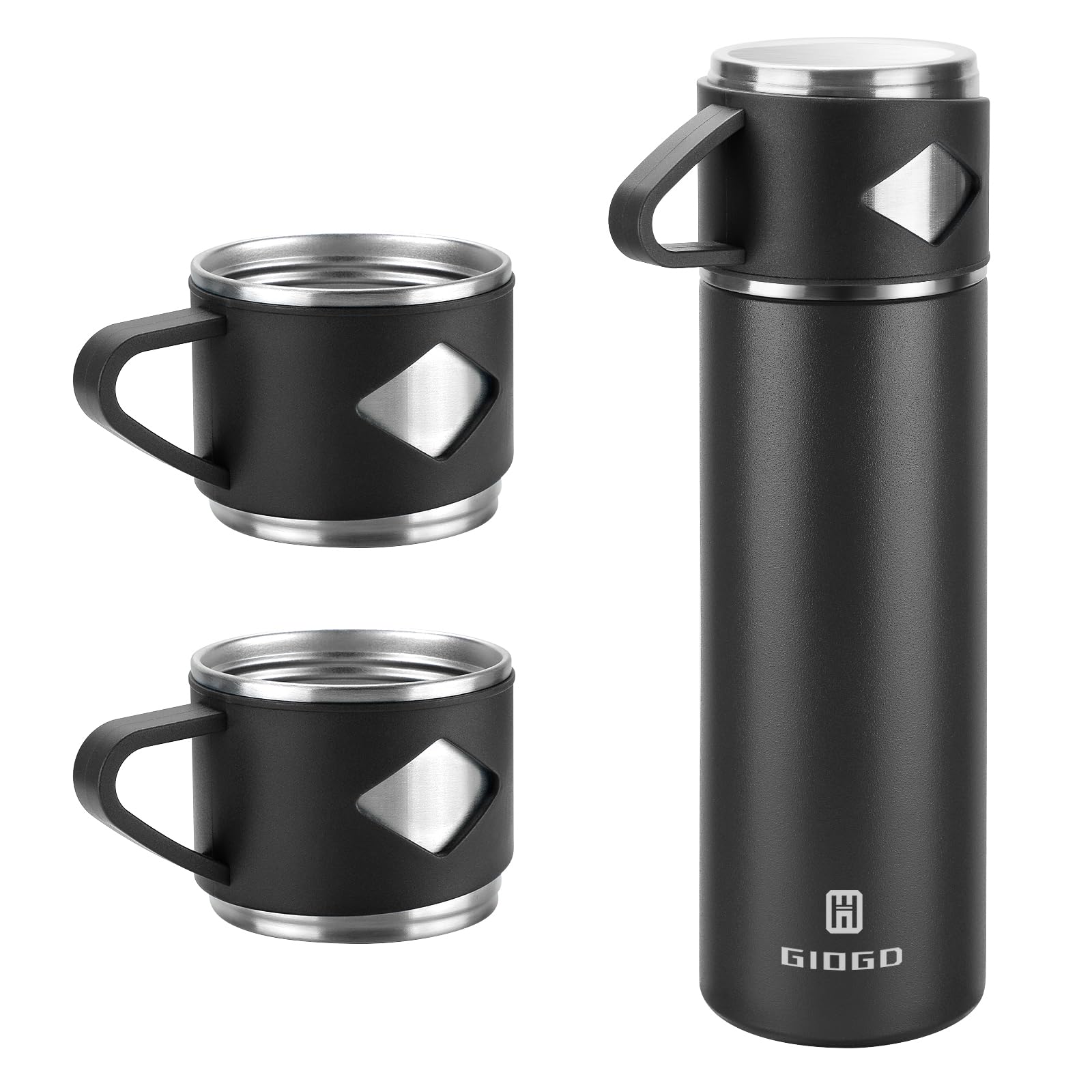 Stainless Steel Thermo 700Ml/23.7Oz Vacuum Insulated Bottle With Cup For Coffee Hot Drink And Cold