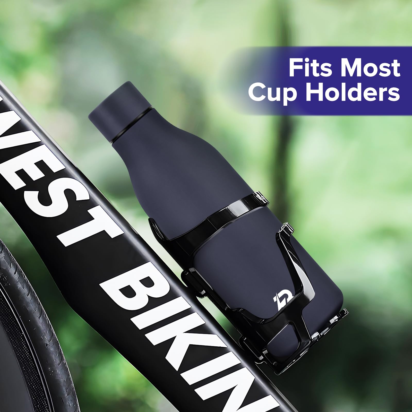 Insulated Metal Water Bottle, 18 Oz Stainless Steel Leak-Proof Gym Water Bottle