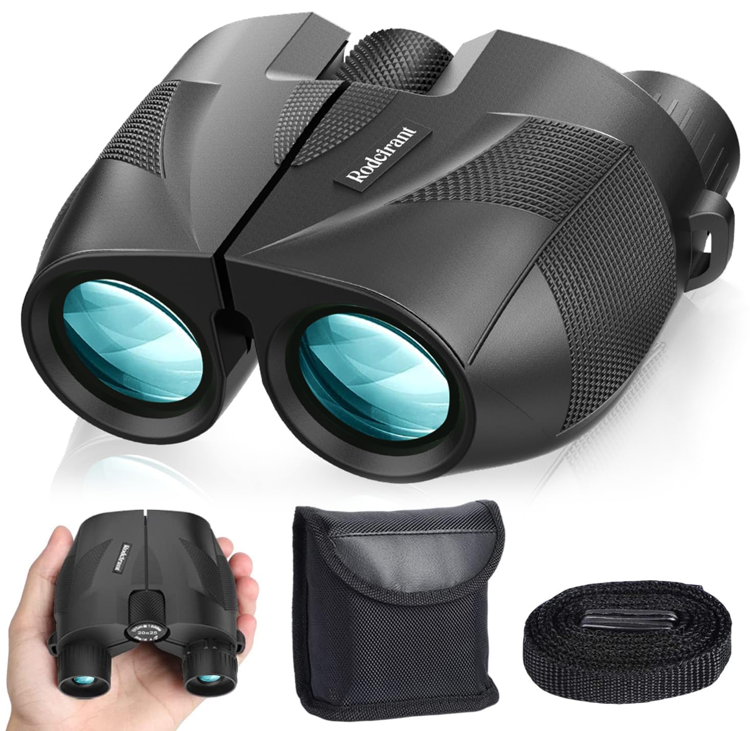 Bwrethay 20X25 Compact Binoculars For Adults High Powered And Kids,Waterproof Binoculars For Hunters With Low Light Vision,Easy Focus Bird Watching For Adults Outdoor Hunting And Travel