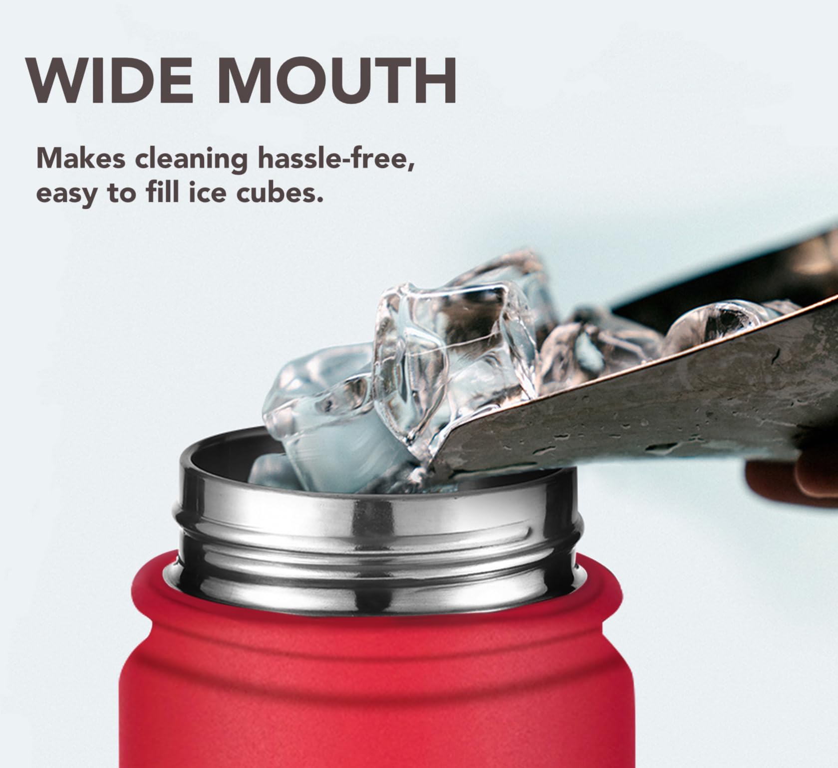 Mininoo 24 Oz Insulated Water Bottle With Straw, Stainless Steel Double Wall Vacuum Thermos