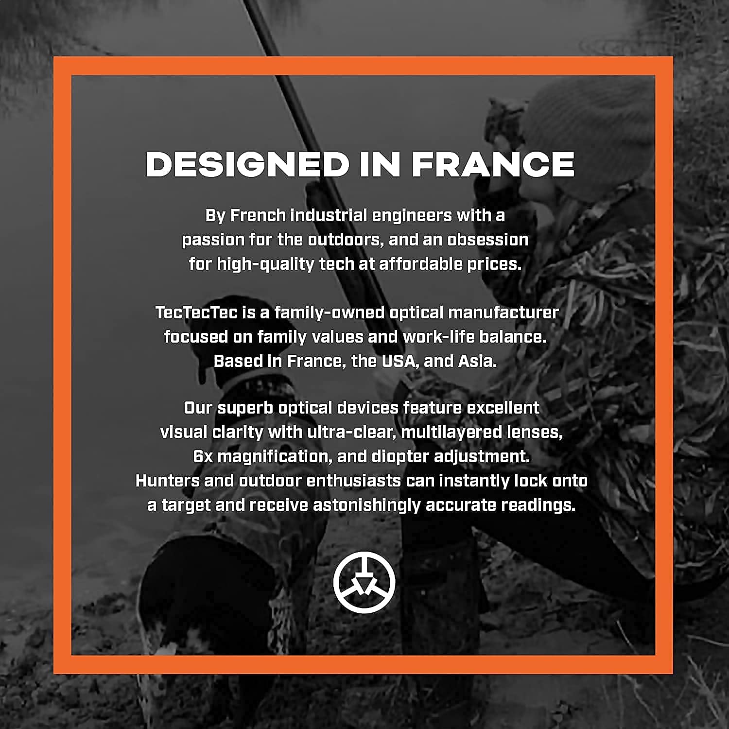 Tectectec Bpro Wild 8X42 Hunting Binoculars With Phone Mount Strap Carrying Bag For Travel Sports, And Watching Bird, Wildlife Scenery - Black