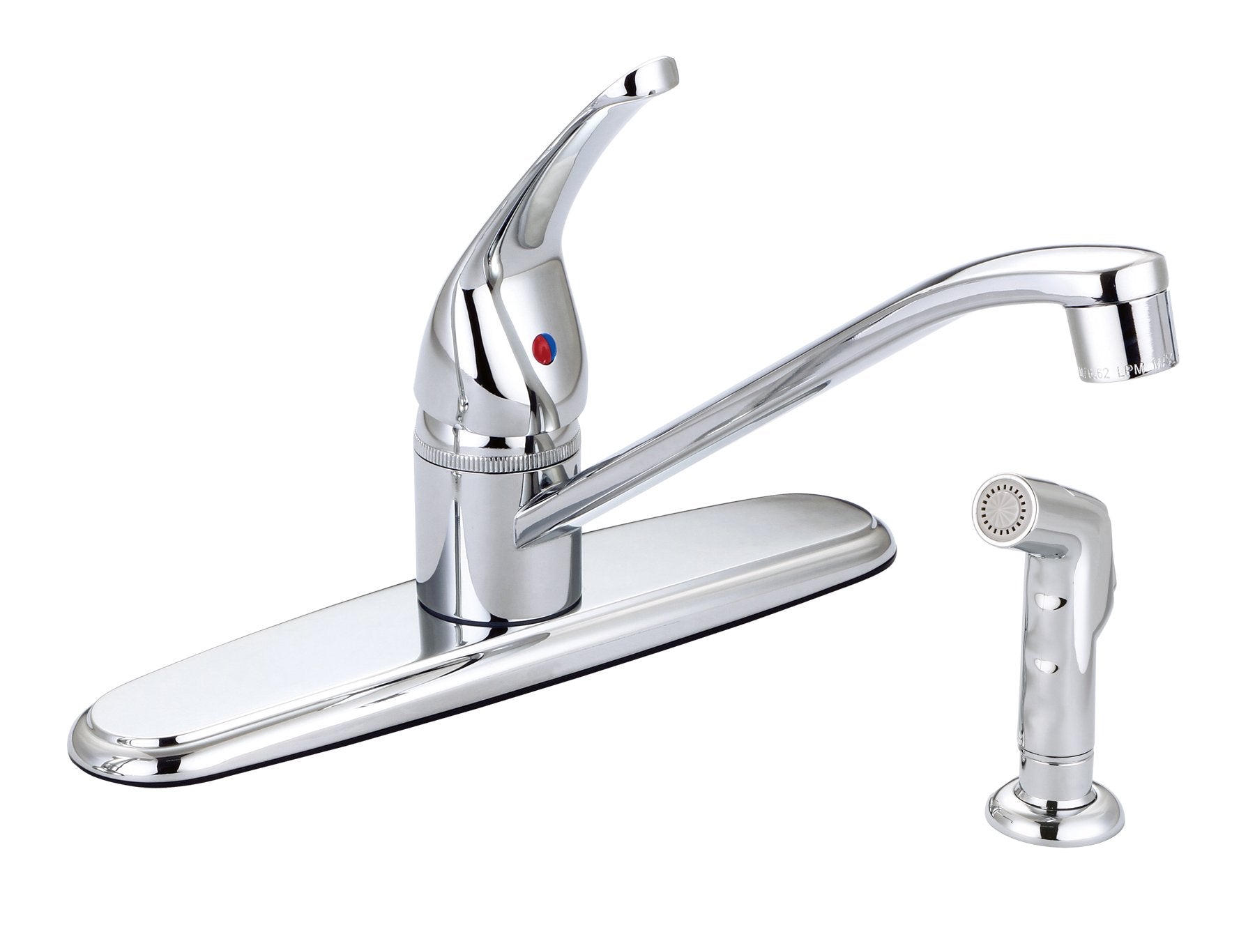 Keeney Plumb Pak Ebo67Bcp Belanger Dual Handle Metallic Kitchen-Polished Chrome Faucet