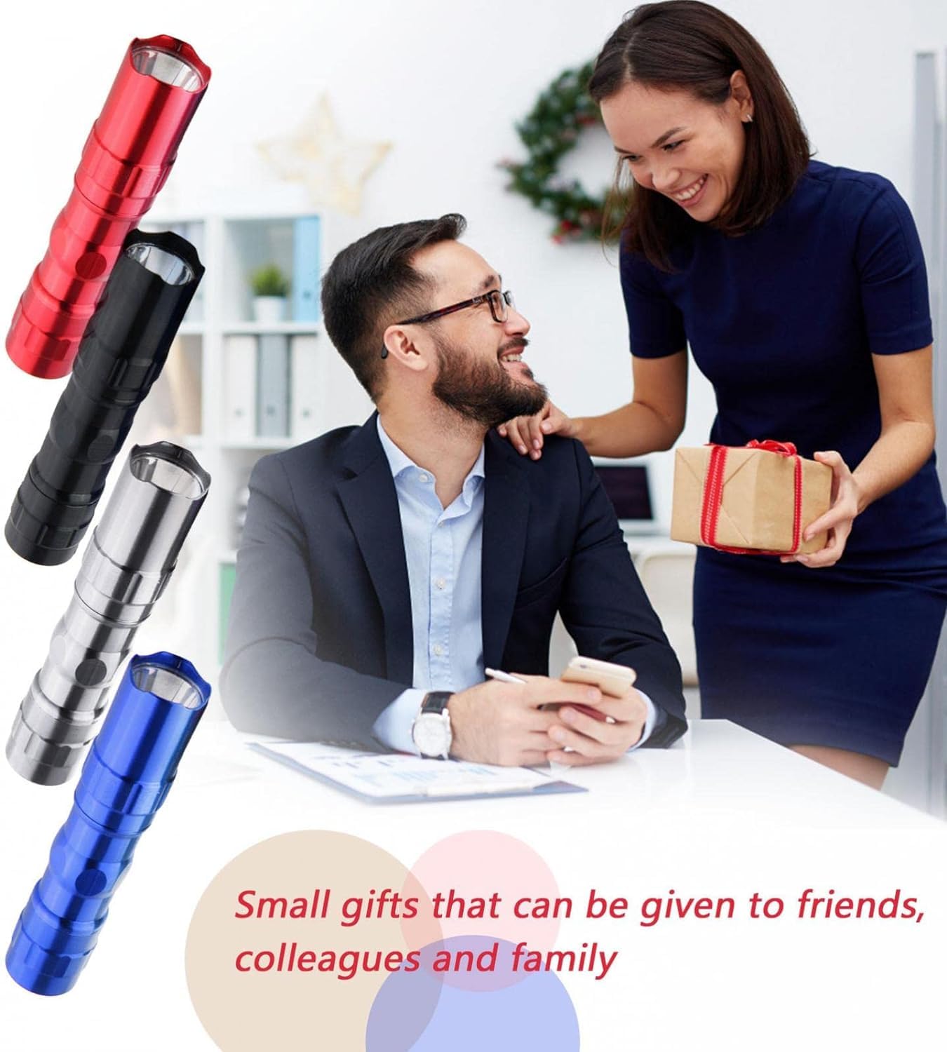 Ganpub Black Mini Small Led Flashlights,Waterproof Ultra Bright Flashlight Torch For Camping Hiking Not Included Battery Black Mini Flashlight Mini Flashlight