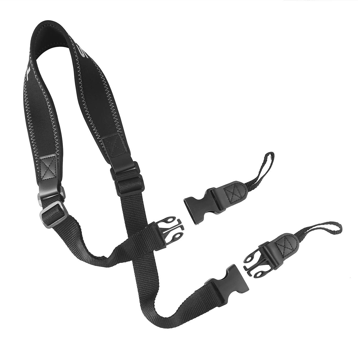 Eyeskey Troscas Super Comfort Neoprene Optic Straps Loop Connectors Field Repair Buckle Lightweight Adjustable Length Neck Straps For Binoculars Cameras (Type 3)