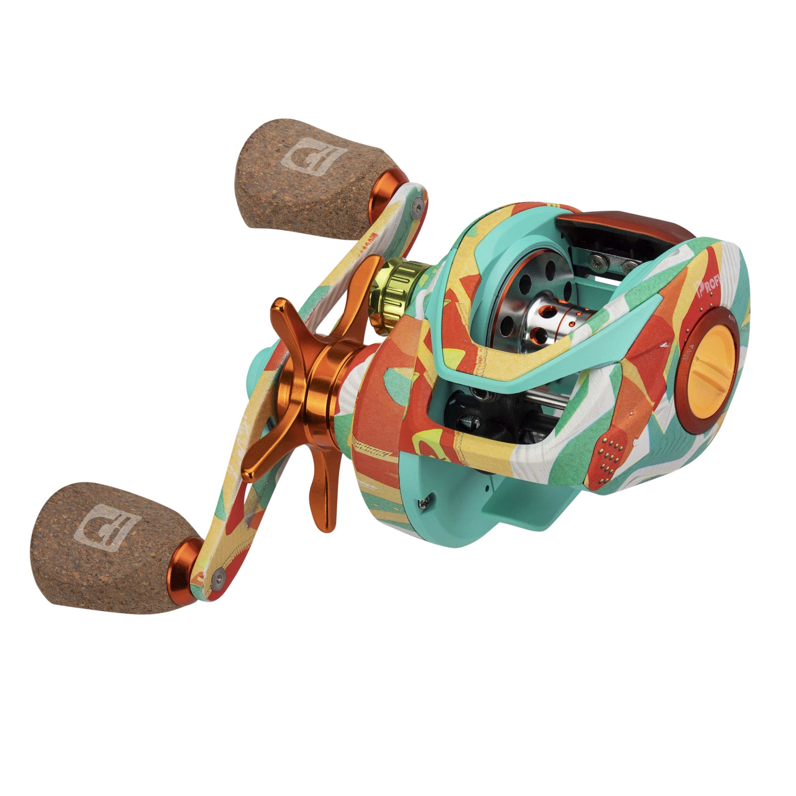 Anything Possible Profishiency Krazy Baitcast Reel 7.3:1 (Right Retrieve)  Graphite Frame & Sideplates  Zero Play Anti-Reverse  Carbon Fiber Drag System  Hard Brass Pinion Gear