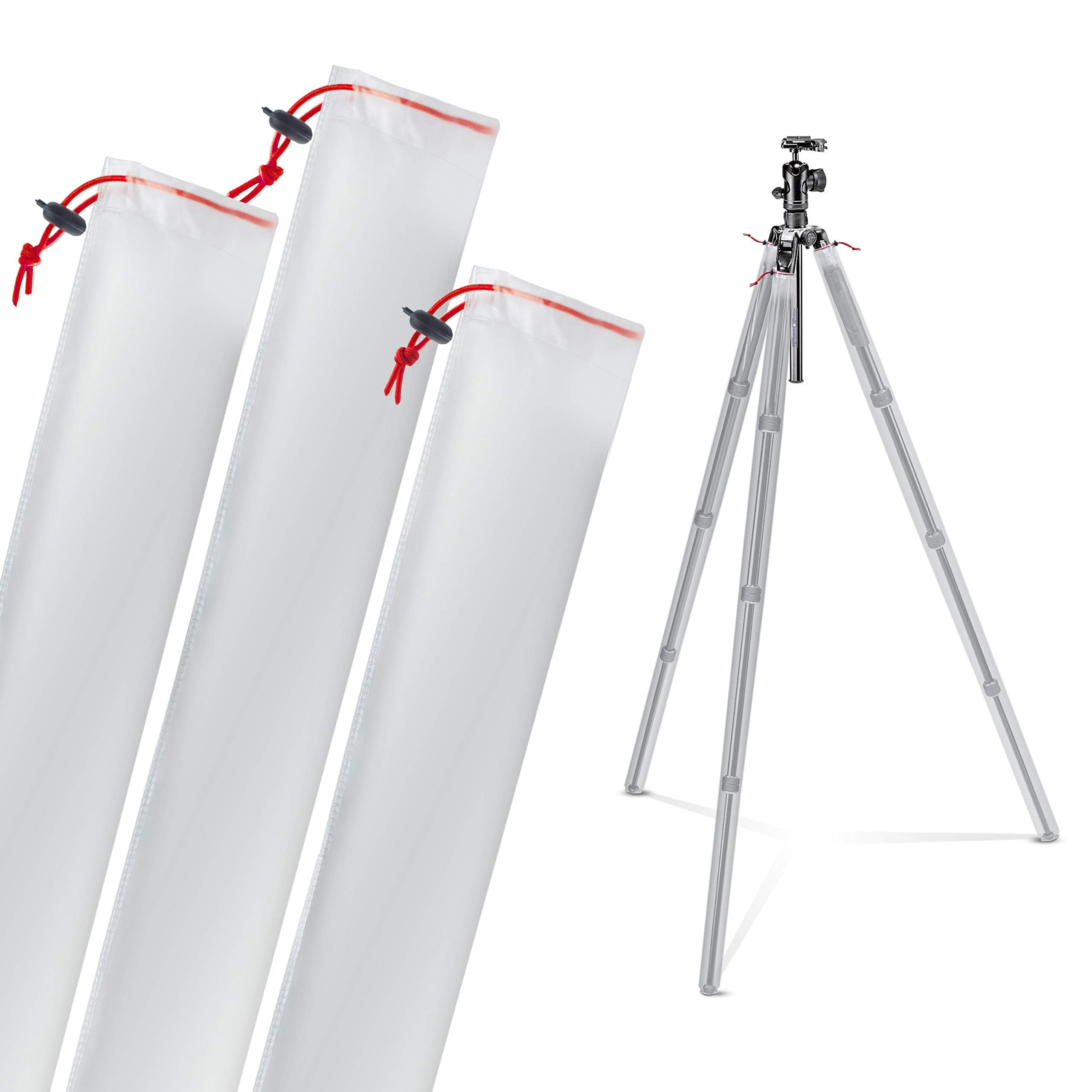 Rhody Photo Camera Tripod Leg Protection Covers - Waterproof/Snow-Proof/Mud-Proof Sleeves … (For Small/Travel Tripods)