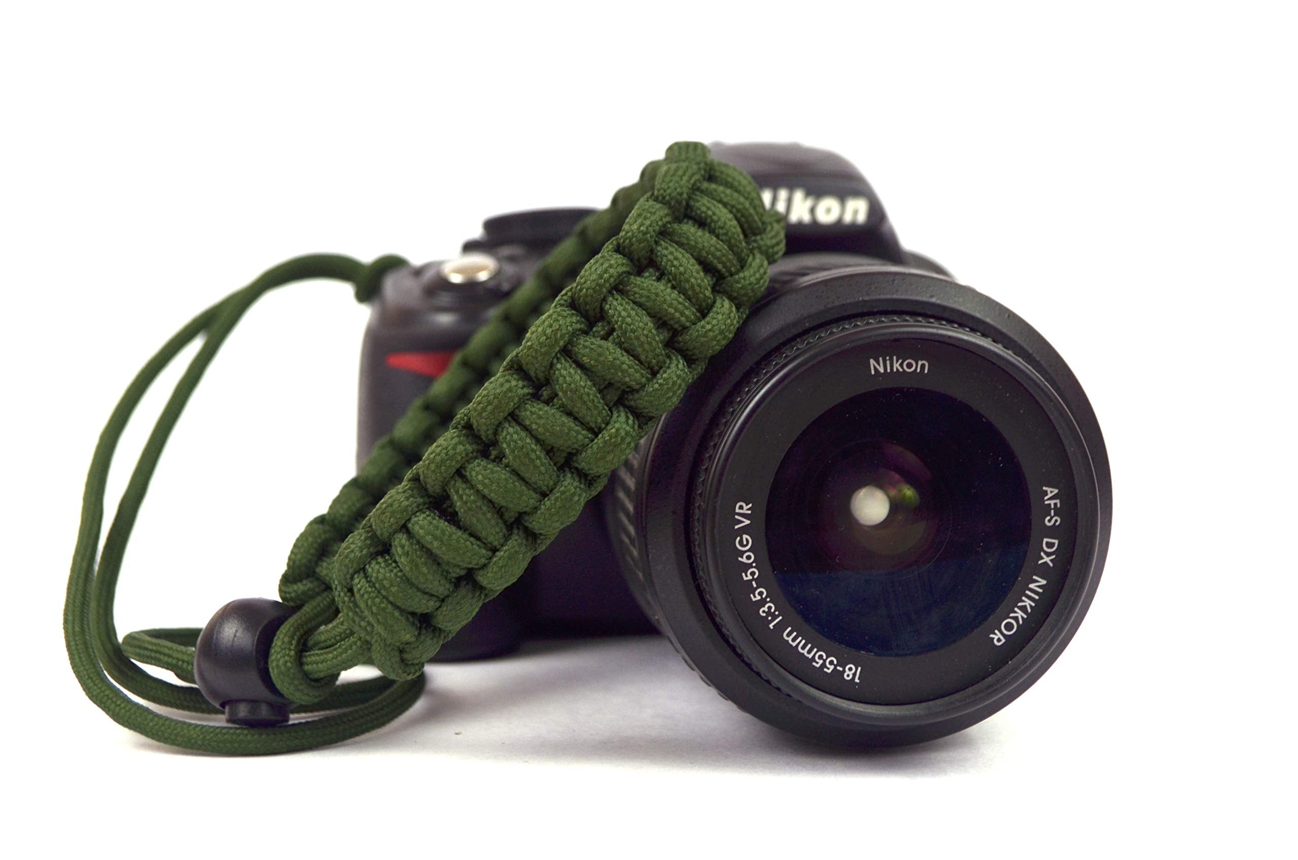 Spillbox Paracord Wrist Strap For Robust Hand Grip To Hold All Dslr Camera/Heavy Gear/Binocular Mgreen