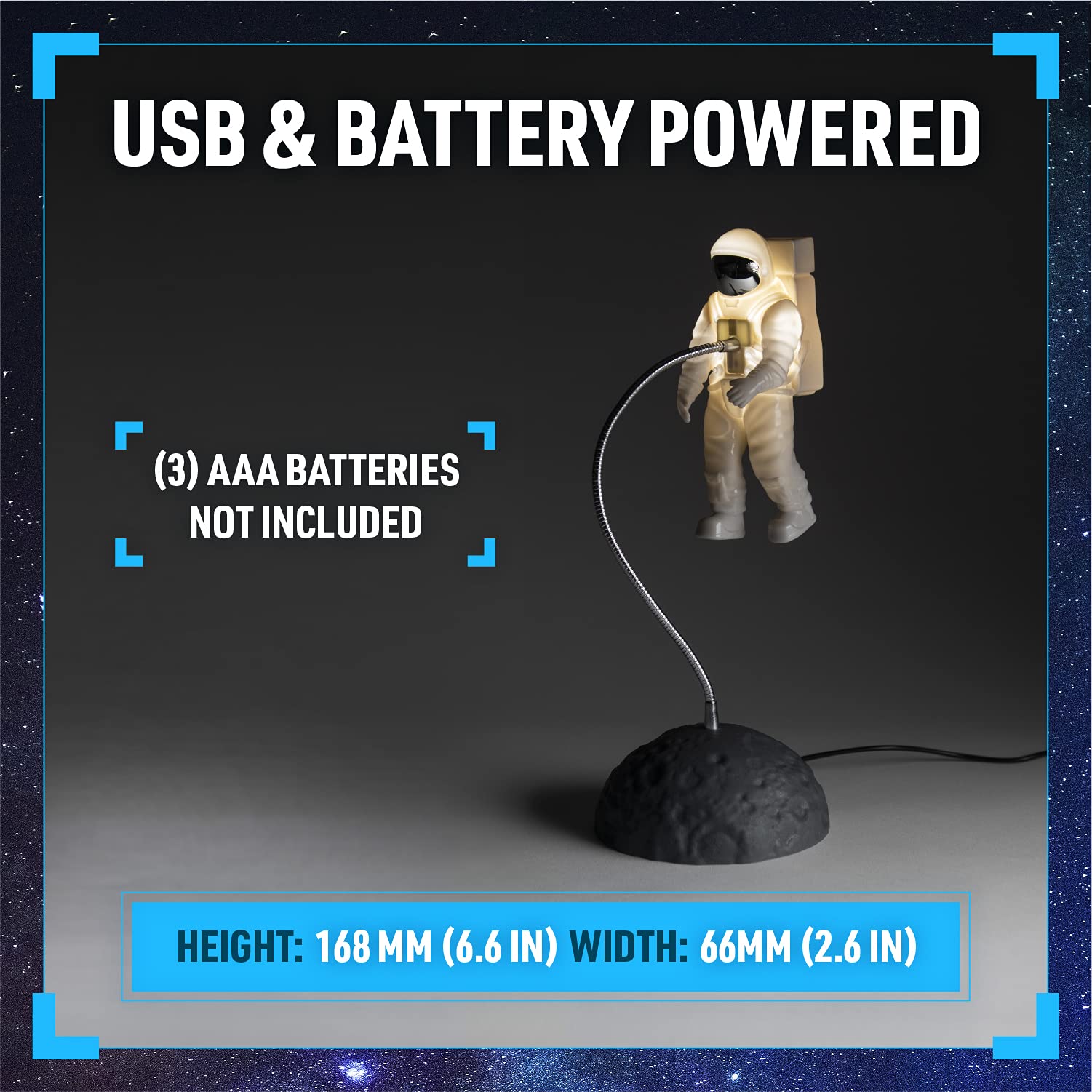 Box 51 Paladone Floating In Space Astronaut Desk Lamp Light