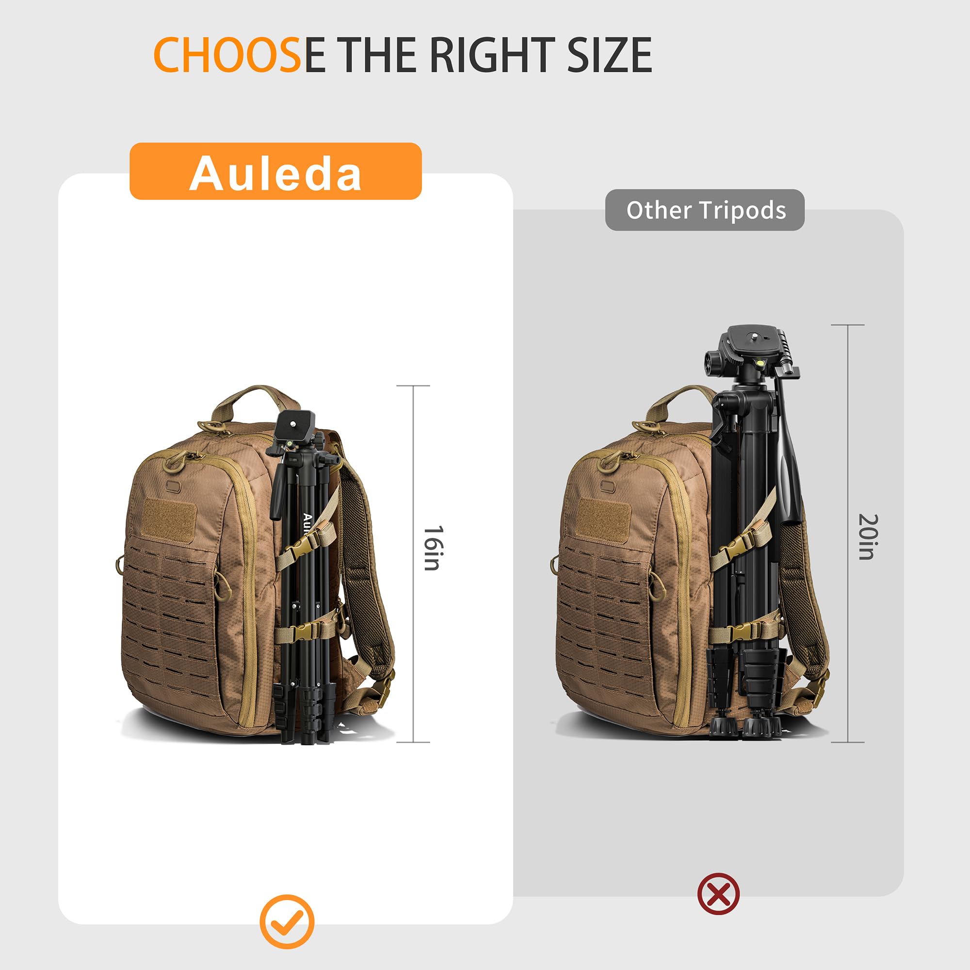 Auleda 71″ Camera Tripod Aluminum Tall Tripod Stand Compatible With Canon Nikon With Wireless Remote Phone Holder And Bag Max Load 6.6 Lb