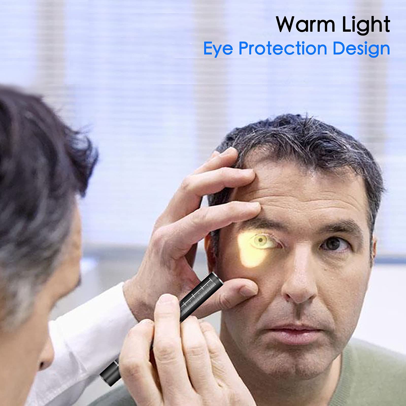 Aleoed Usb Rechargeable Pen Light Black Reusable Led For Students Doctors Nurses With 2 Led Sources, Extra Warm Light Bulb, Pocket Clip