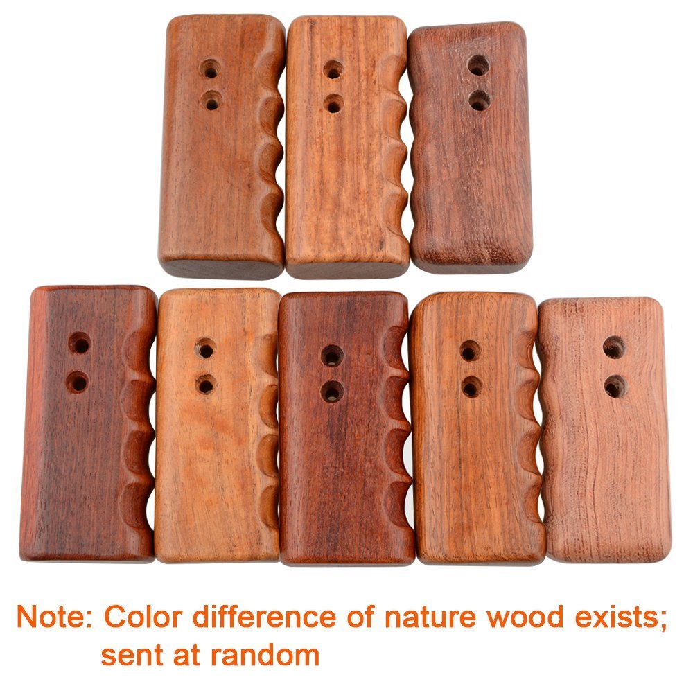 Camvate Dslr Wood Wooden Handle Grip Mount Support For Dv Video Cage Rig (Left Hand) - 1242