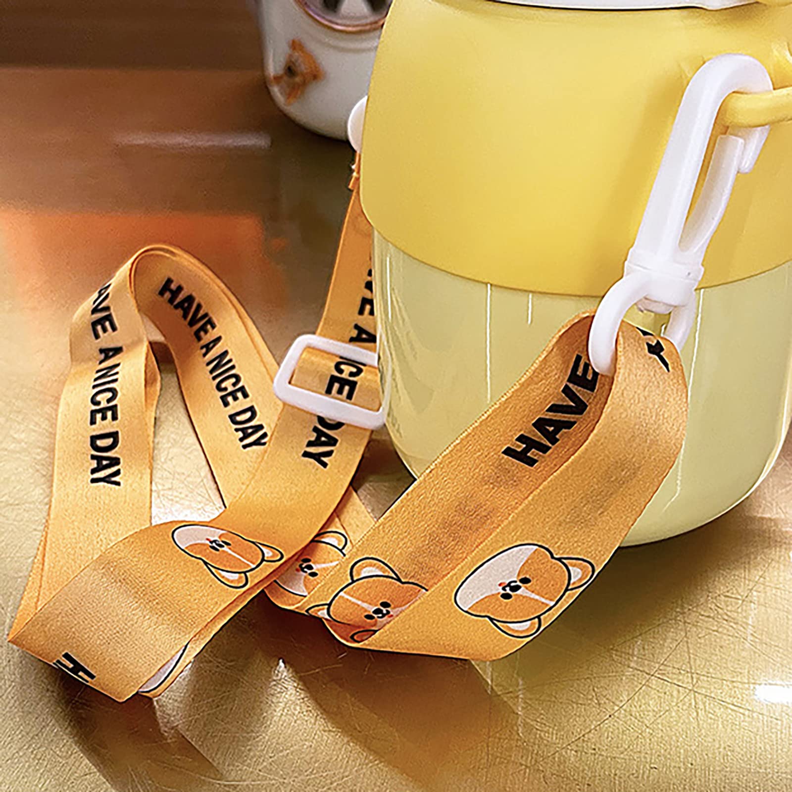 Ncduansan 700Ml Kawaii Insulated Water Cup 316 Stainless Steel Cute Girl Outdoor Bottle Portable