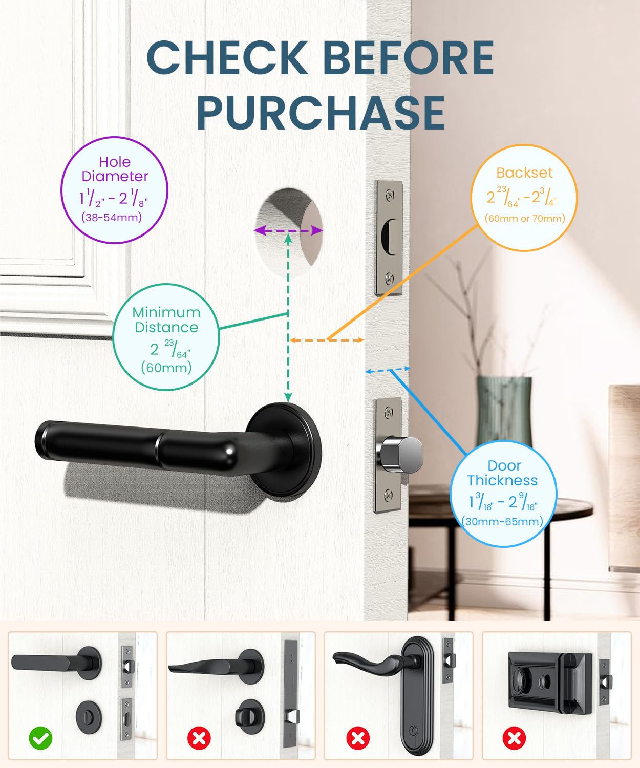 Psos Smart Front Door Lock - Keyless Entry With Fingerprint & Keypad - Biometric Digital Deadbolt With Auto Lock, App Control - Secure Electronic Entry For Home