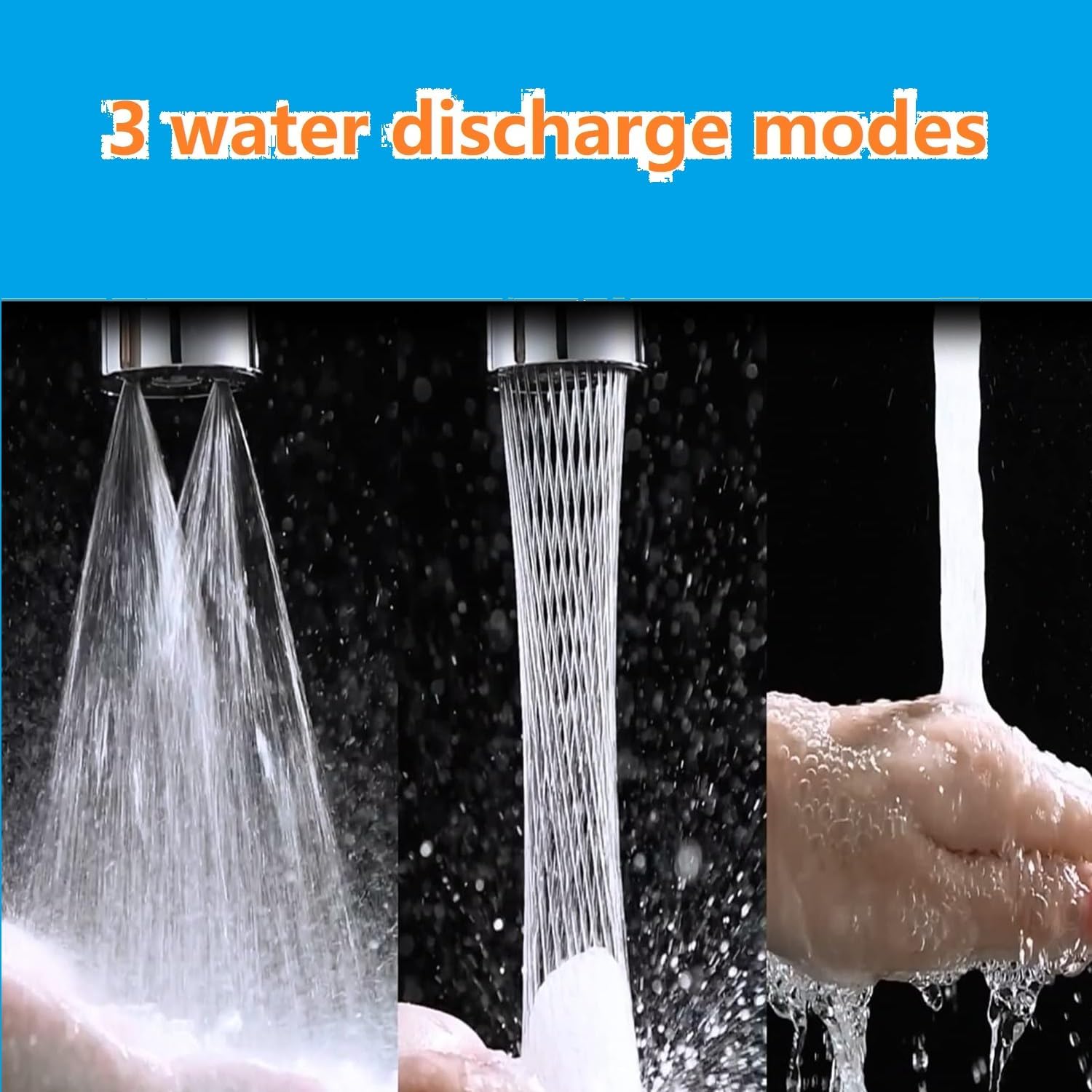 Fat-Cattie Pull Down Kitchen Faucet Sprayer Head Replacement Part - Pull Out Sink Sprayer Replacement Nozzle, Kitchen Faucet Head Hose Spray Tap Spout Only For G1/2(20Mm) Connector (Brushed Nickel)