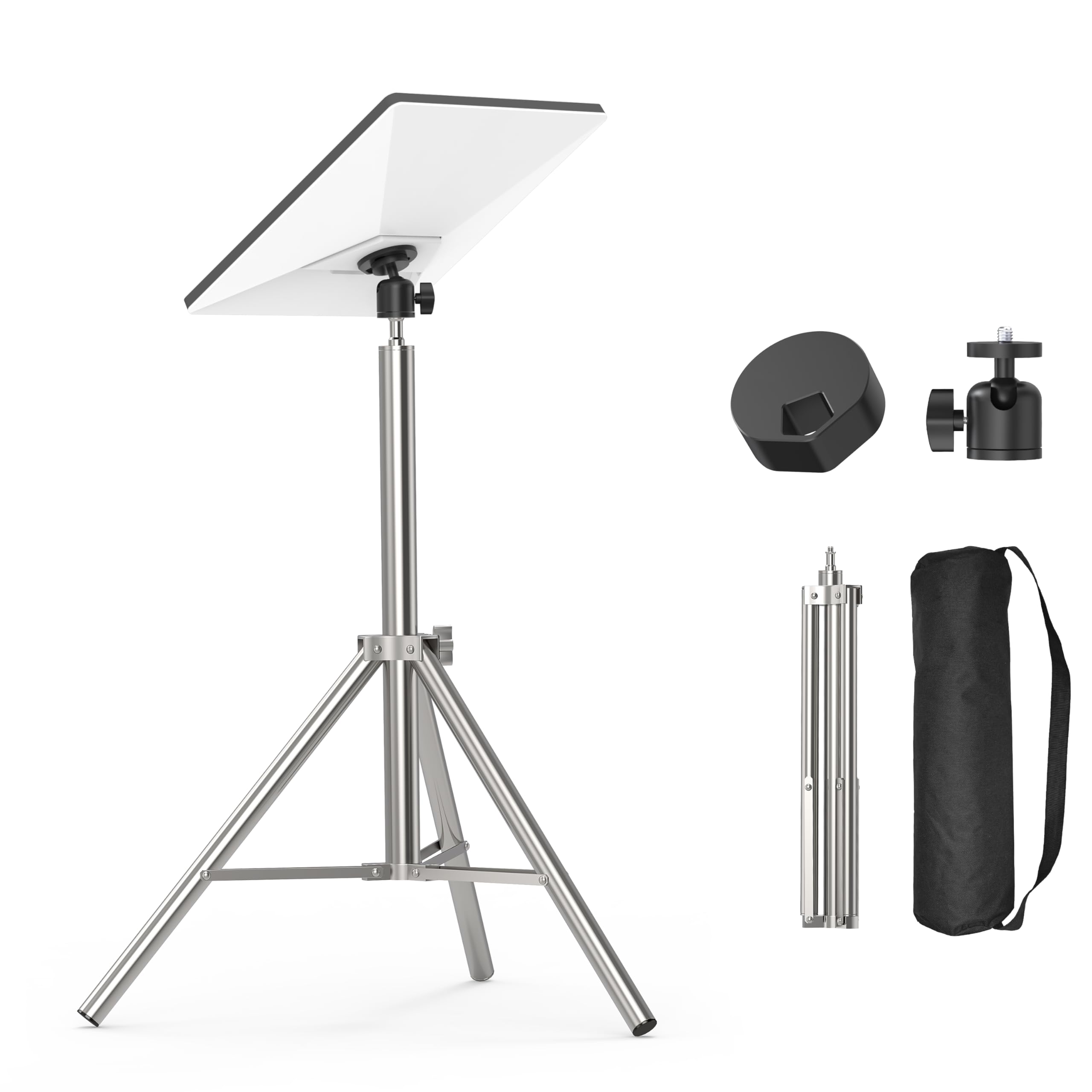 Anautin Starlink Mini Tripod Mount With 1/4" Screw Adapter, Stainless Steel Telescopic Stand, Adjustable Height & 360° Tilt, Universal Ball Head For Versatile Angle Adjustment. (Mn02)