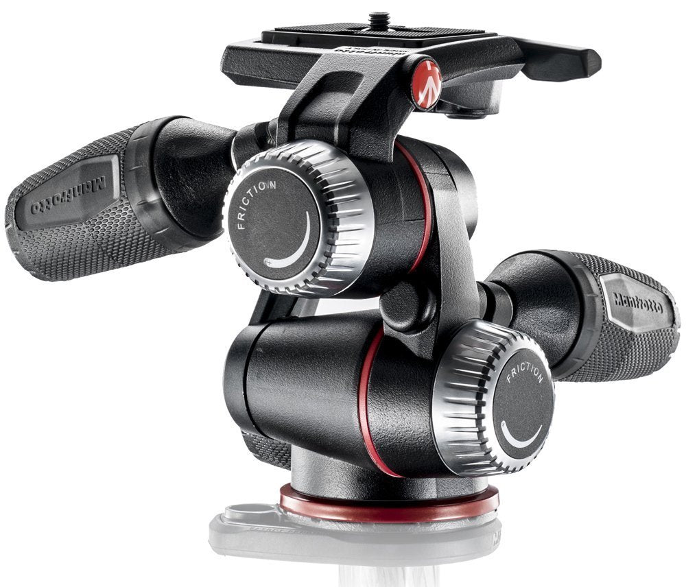 Manfrotto Mk190Xpro4-3W Aluminum Tripod With 3-Way Pan/Tilt Head And Two Zaykir Quick Release Plates For The Rc2 Rapid Connect Adapter