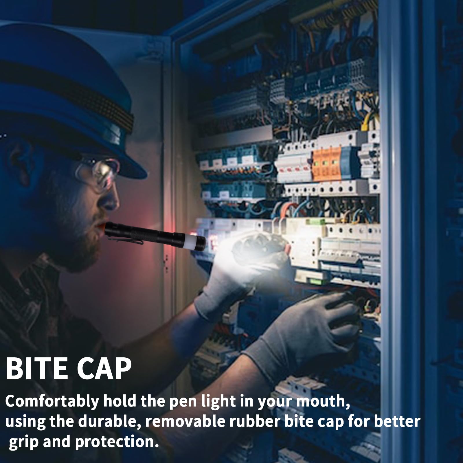 Kunhe Probe Led 250 Lumens Pen Flashlight High Lumens With Aa2 Alkaline Batteries(Included) And Magnetic Base For Inspection Repair Engineer For Husband Dad