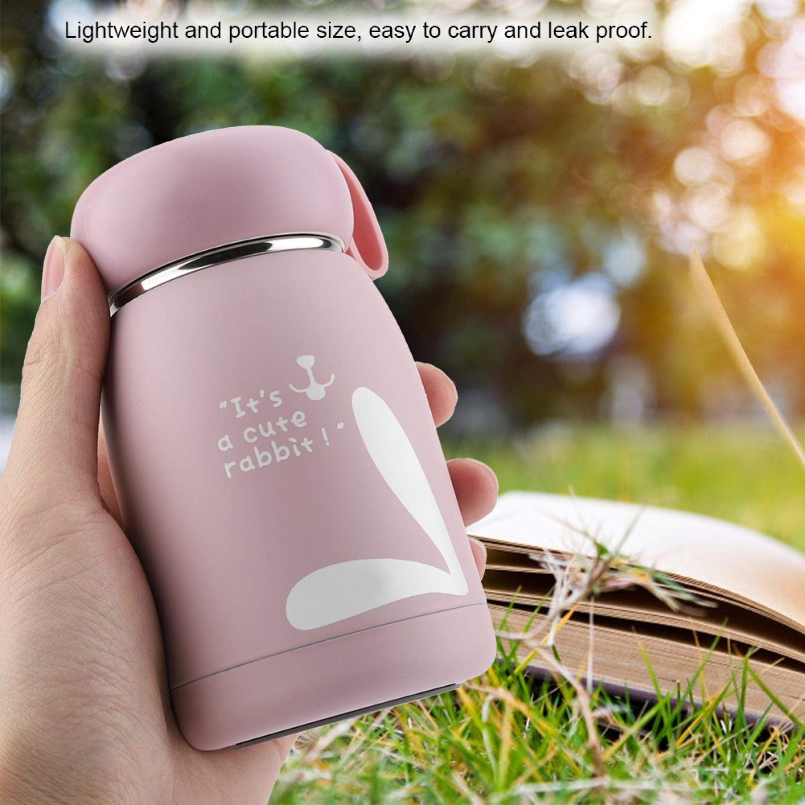 Vacuum Cup Insulated Coffee Bottle, 320Ml Mini Vacuum Mug Cute Thermos, Stainless Steel