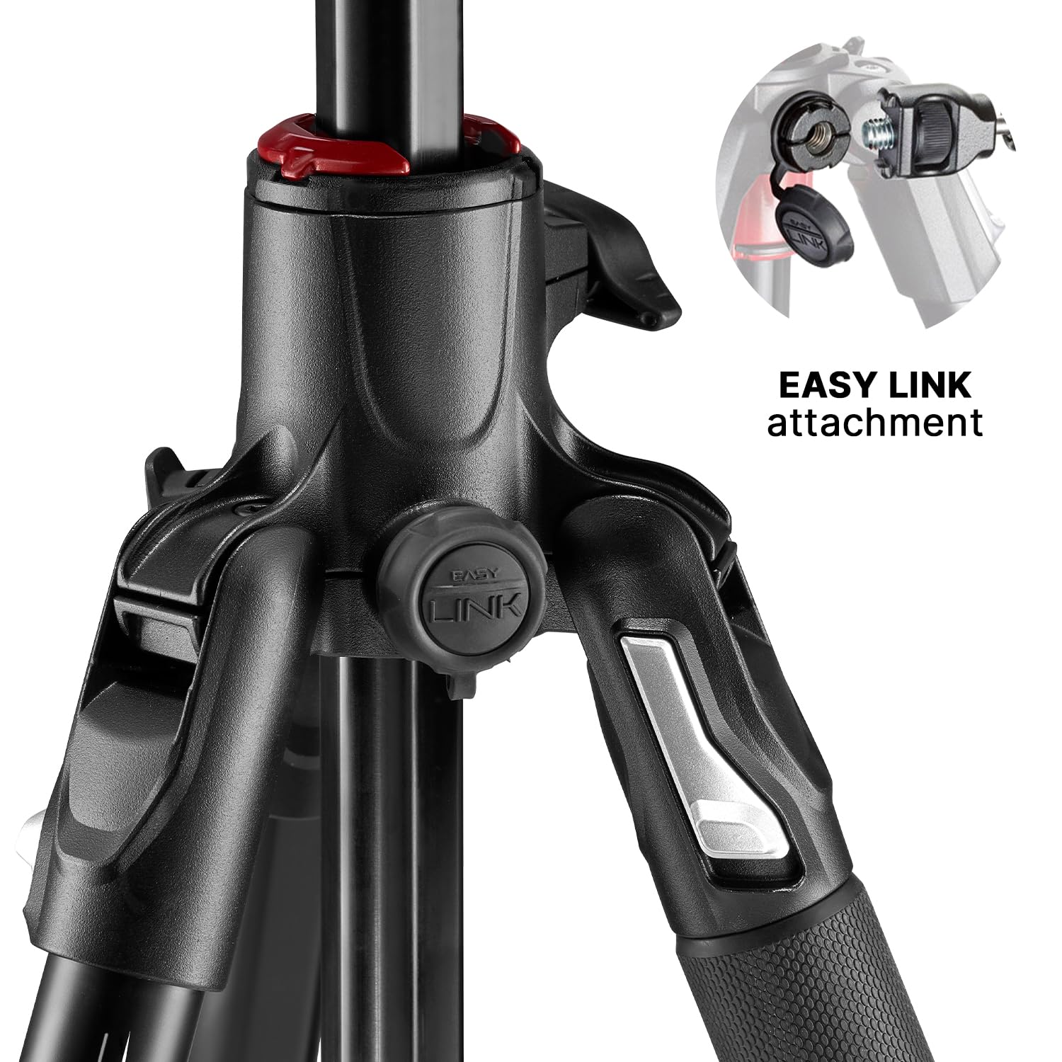 Manfrotto Be Gt Xpro Aluminium Camera Tripod, 496 Centre Ball Head, Twist Lock System, 90 Degree Column, 200Pl-Pro Plate, For Dslrs, Csc, Mirrorless, Macro Photography, Mkbfra4Gtxp-Bh