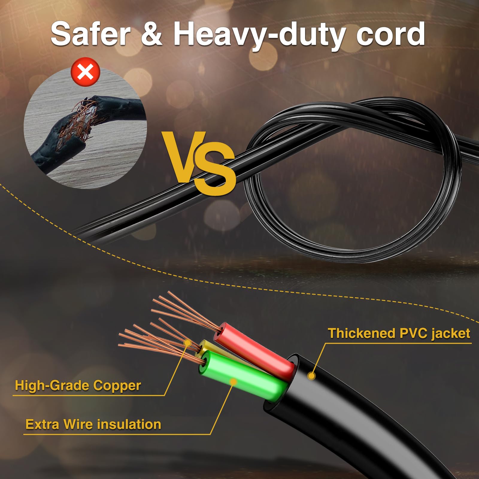 Zjojo 35Ft Solar String Lights Outdoor Waterproof, G40 Globe Patio Lights Solar Powered Outdoor String Lights With 15 2700K Shatterproof Bulbs Hanging Lights For Porch Garden Backyard Pergola Bistro