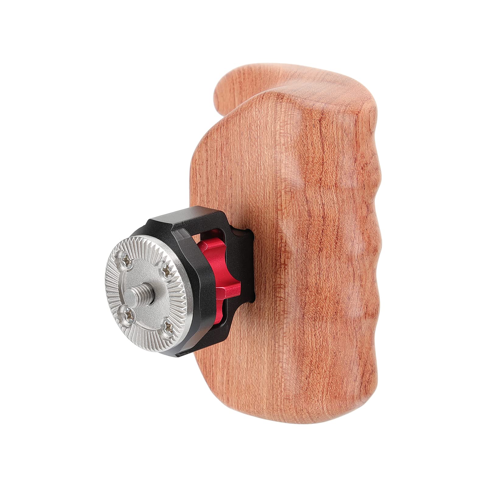 Camvate Wooden Handle Grip With Rosette Standard Accessory(Left Hand) - 1639