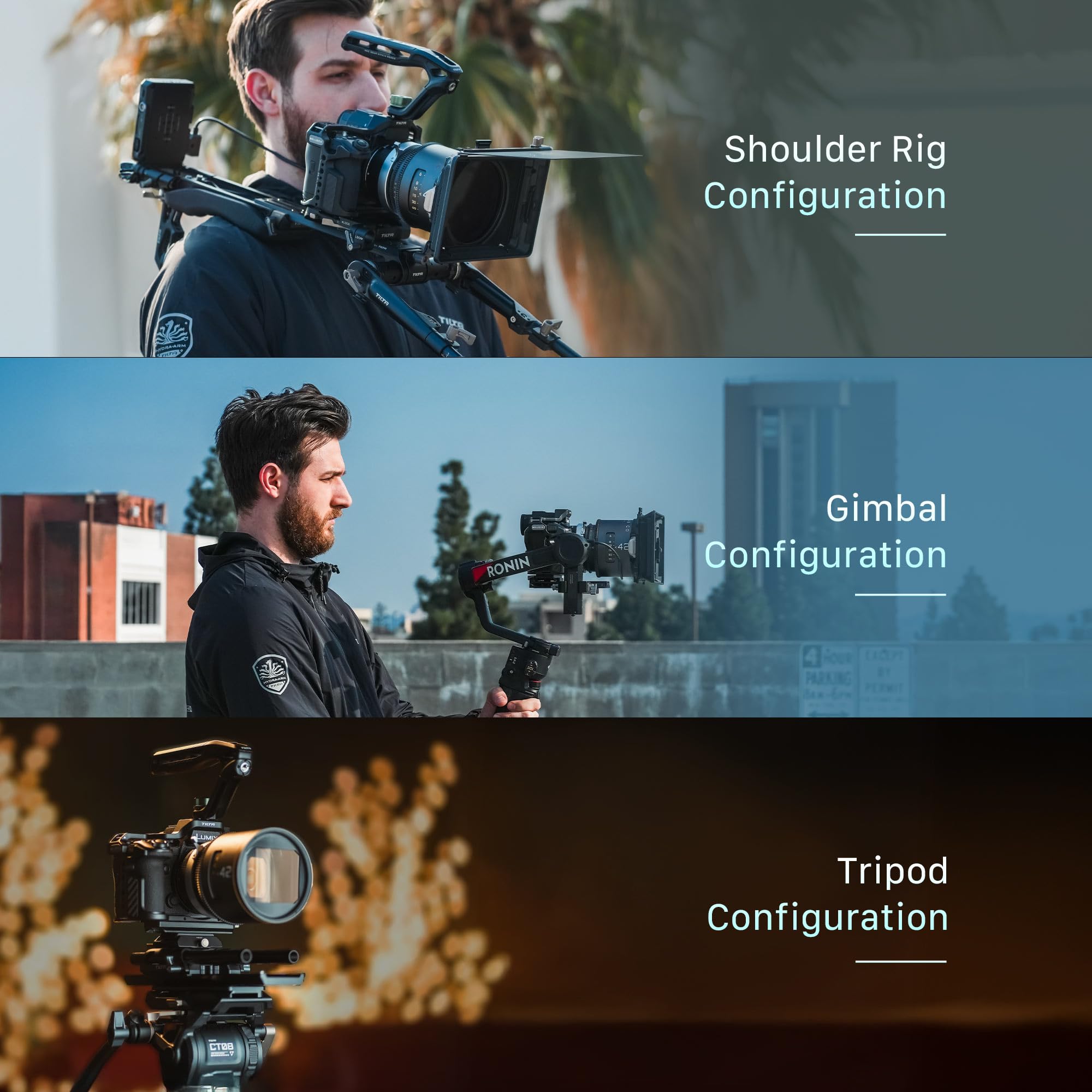 Tilta Full Camera Cage Compatible With Panasonic S1R Ii, S1 Ii, S1 Iie, S5 Ii, S5 Iix & G9 Ii – Black Hdmi/Usb-C Clamp, Cold Shoe, 1/4"-20 & 3/8"-16 Threads Slotted & Allen Key Included
