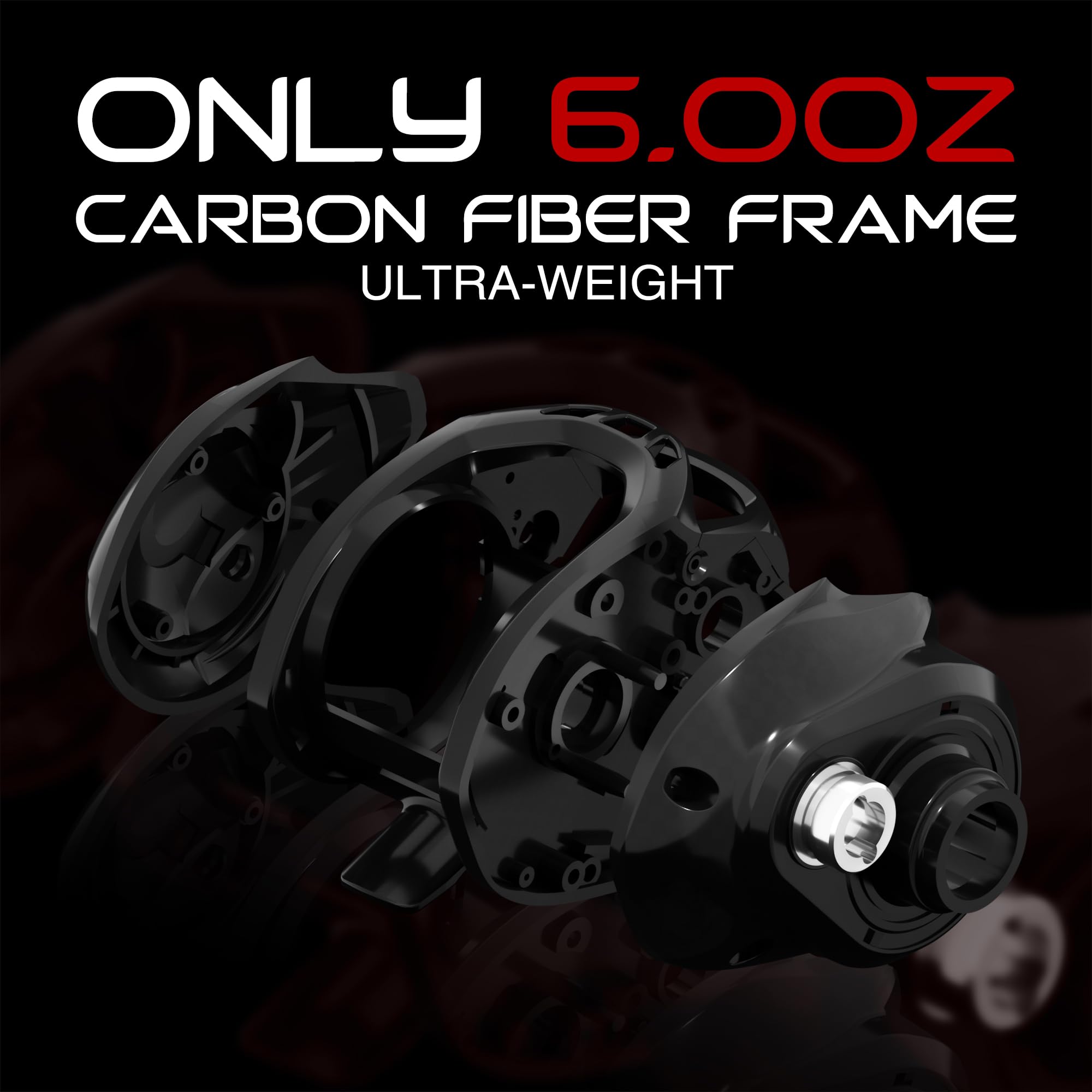 Anatono Sphinx Bfs Baitcasting Reel – 6.06Oz– 6 Stainless Steel Ball Bearings– 7.2:1 Gear Ratio Fishing Reels,Lightweight Bait Finesse System Freshwater Saltwater Casting Reel