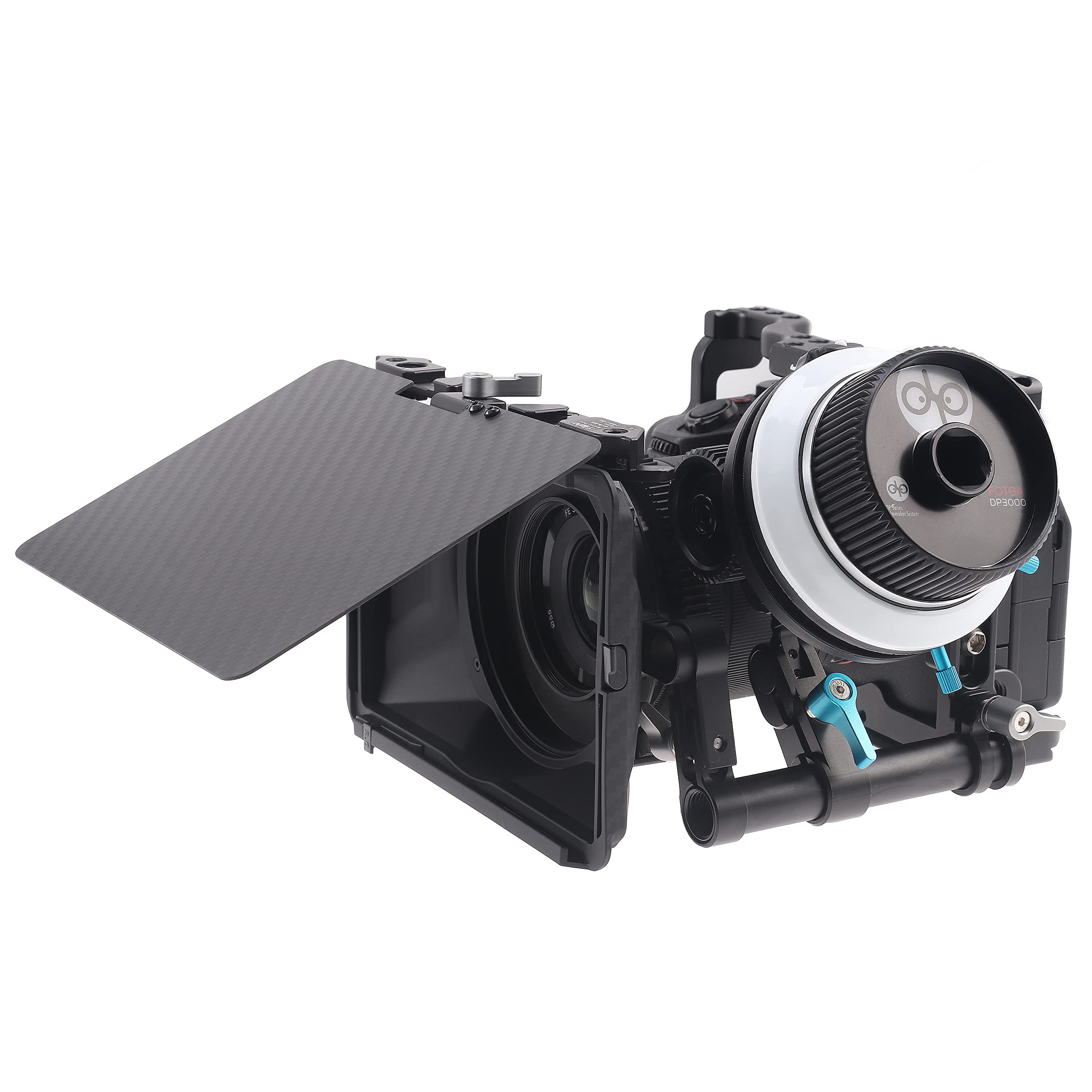 Fotga Compact 15Mm Rail Follow Focus + Mini Matte Box For Z8 Z9 A7Riii A7Rv R5 R8 Zfc S5 Ii Dslr Mirrorless Cinema Video Camera Making Video Filmmaking