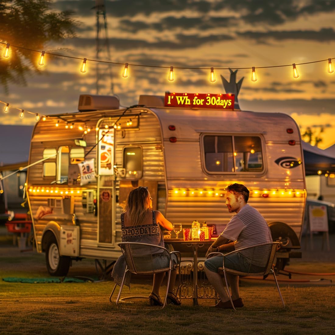 Lapitio 150Ft Outdoor String Lights With Remote, Garden Patio Decor With 2500K Warm White, 75+3 Led Edison Bulbs, Support Timer Dimmable Waterproof Shatterproof For Yard Outside Porch Deck Backyard