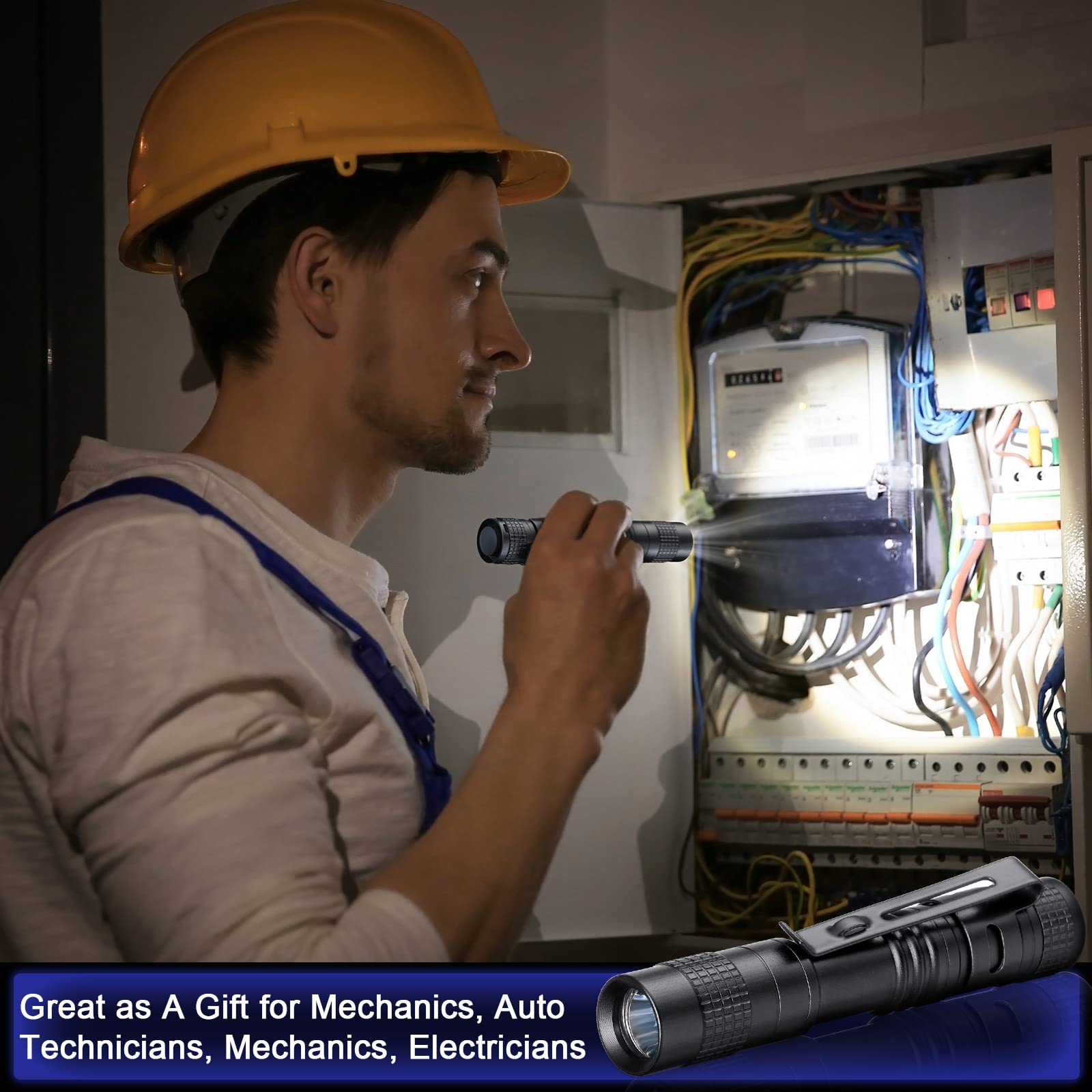 Zhehao 30 Pcs Mini Led Flashlight Bright Aluminum Penlight Flashlights With Clip Small Water Resistant Pocket Flash Light For Night Reading Emergency Hurricane(White Light, 3.5 Inch)