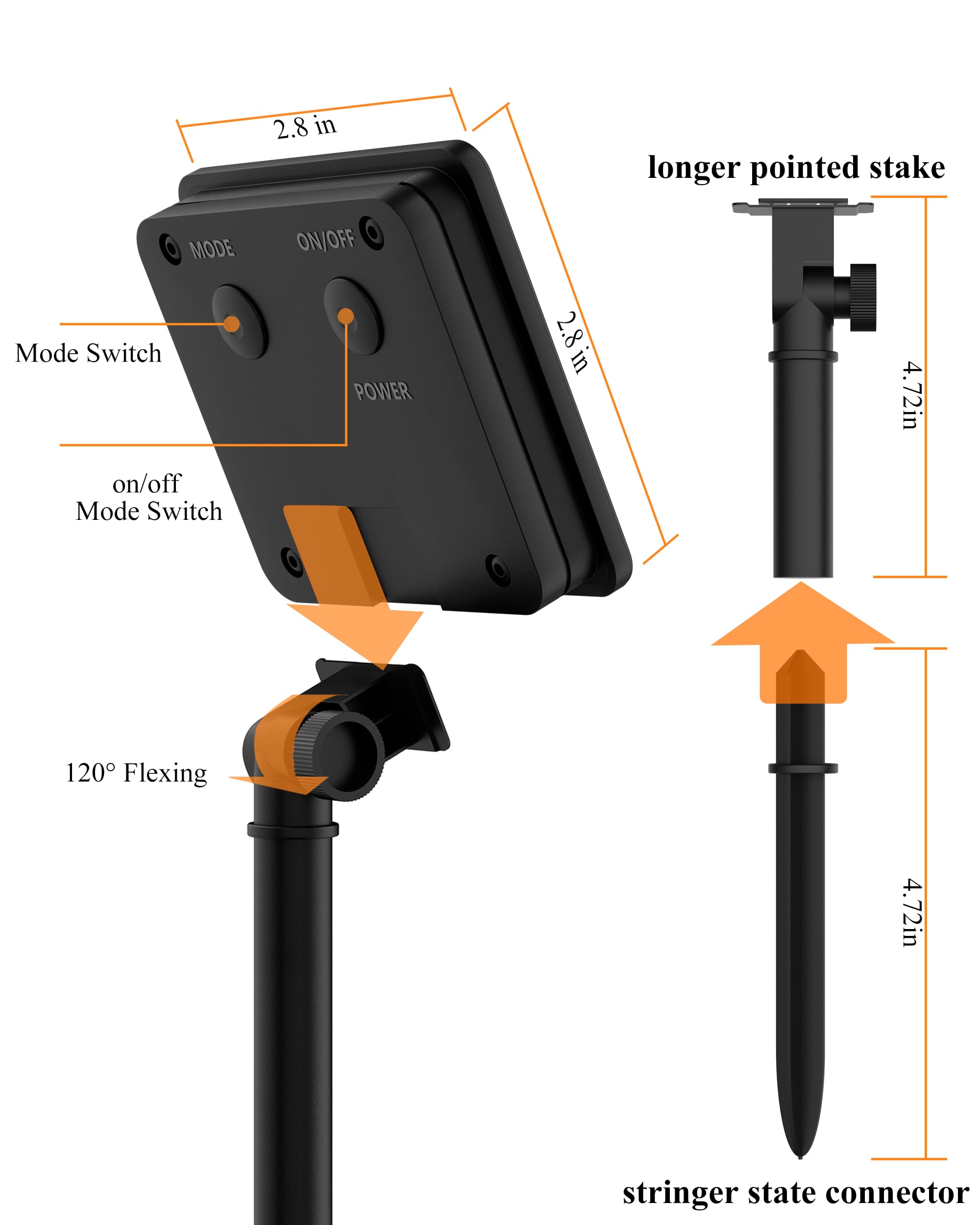 Selarlyt Solar String Lights For Outside,50 Led Solar Flower String Lights Outdoor Waterproof,Solar Powered Outdoor Decorative String Lights For Yard,Lawn,Fence,Flower Garden,Christmas Tree(Multi-Colored)