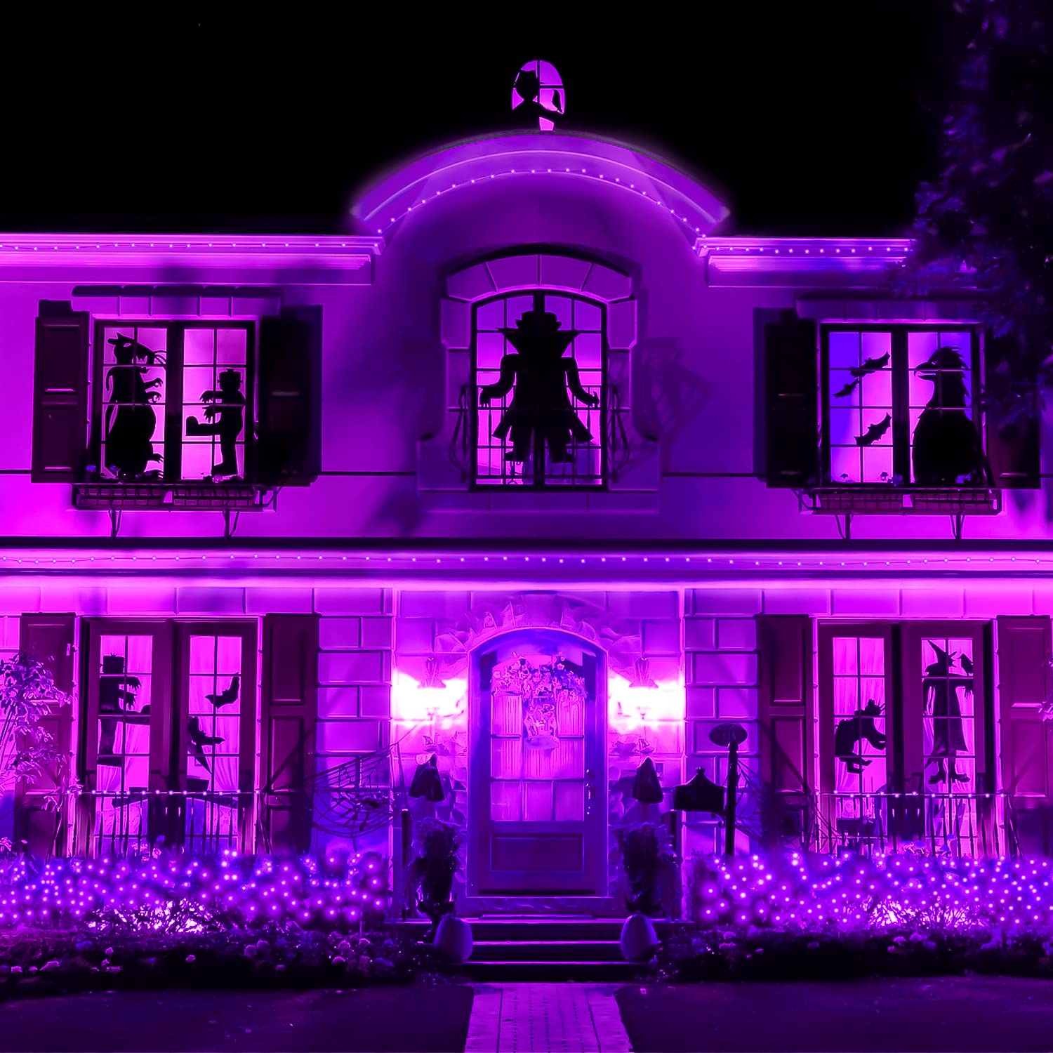 Jmexsuss Purple Solar Halloween Lights(Solar String Lights And Solar Fairy Lights)