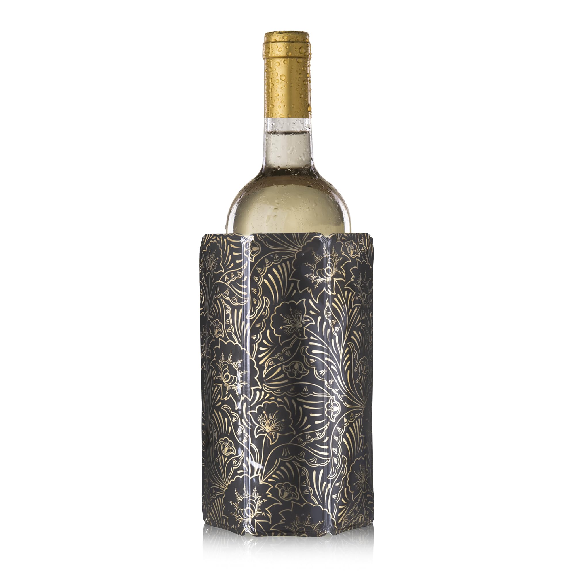 Vacu Vin Active Wine Cooler - Flexible Insulated Chiller For Standard Size Bottles - Keeps Drinks