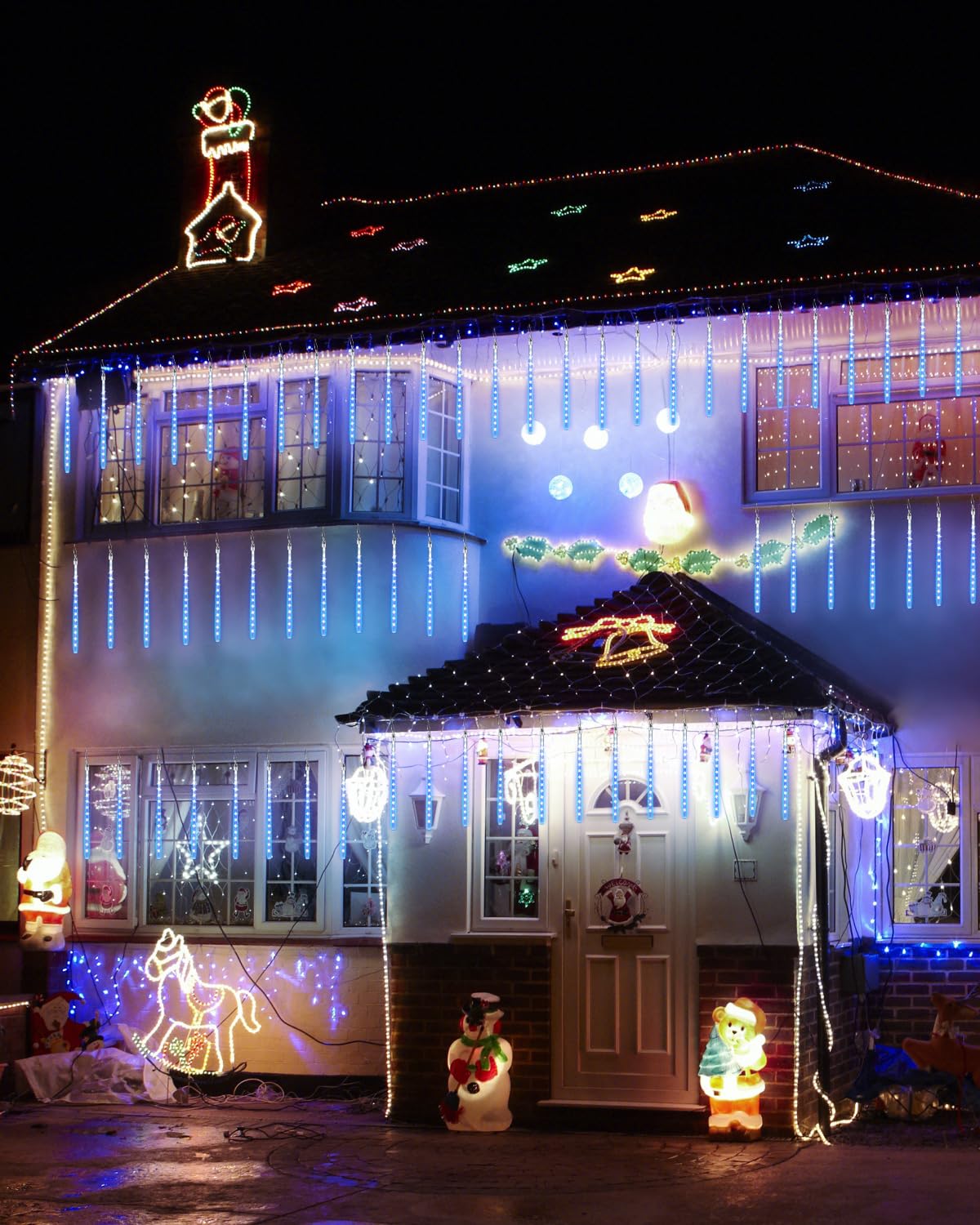 Flacchi 20 Tubes Solar Meteor Shower (Blue)