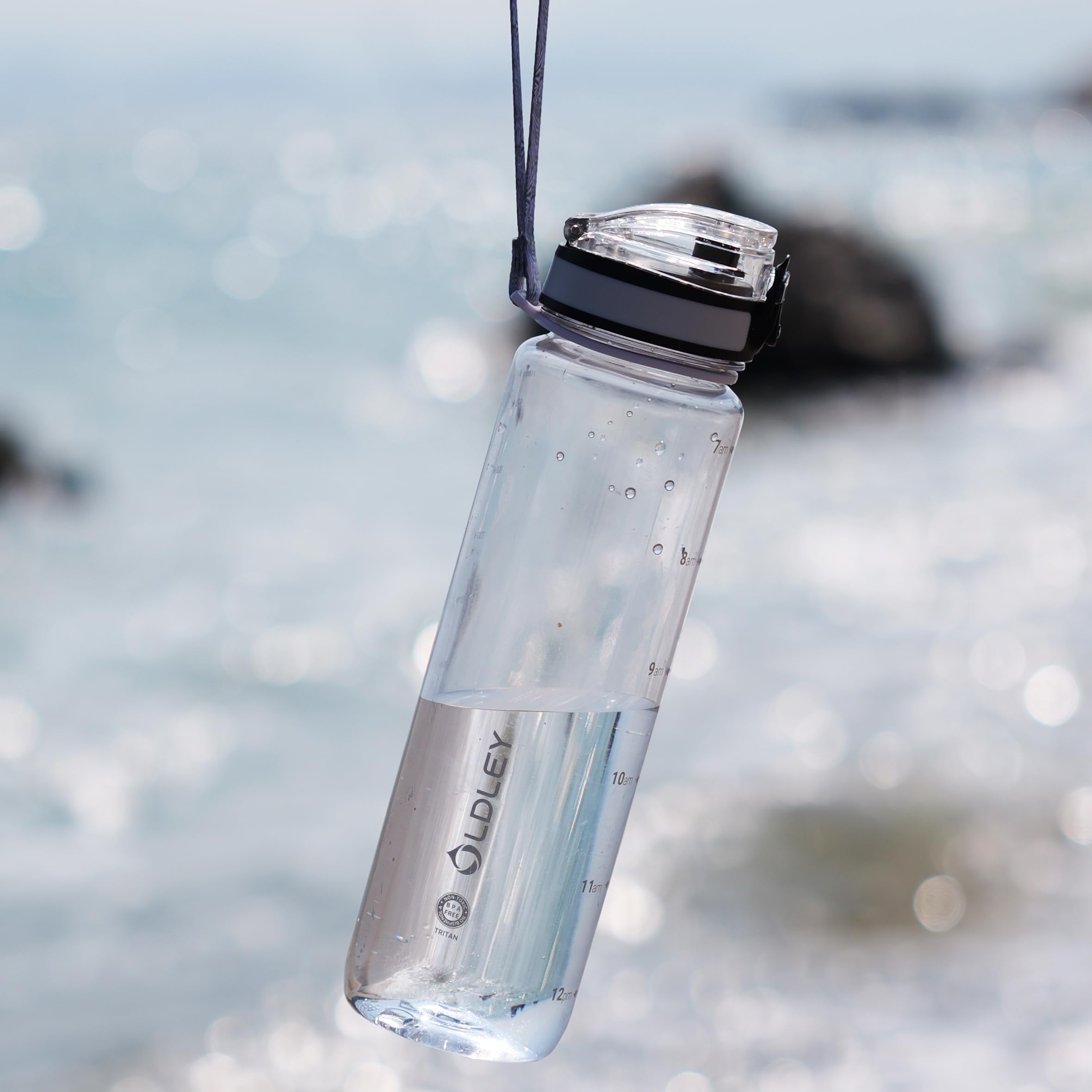 Oldley 32 Oz Water Bottle, Motivational Water Bottle With Time Marker, Sports Water Bottle