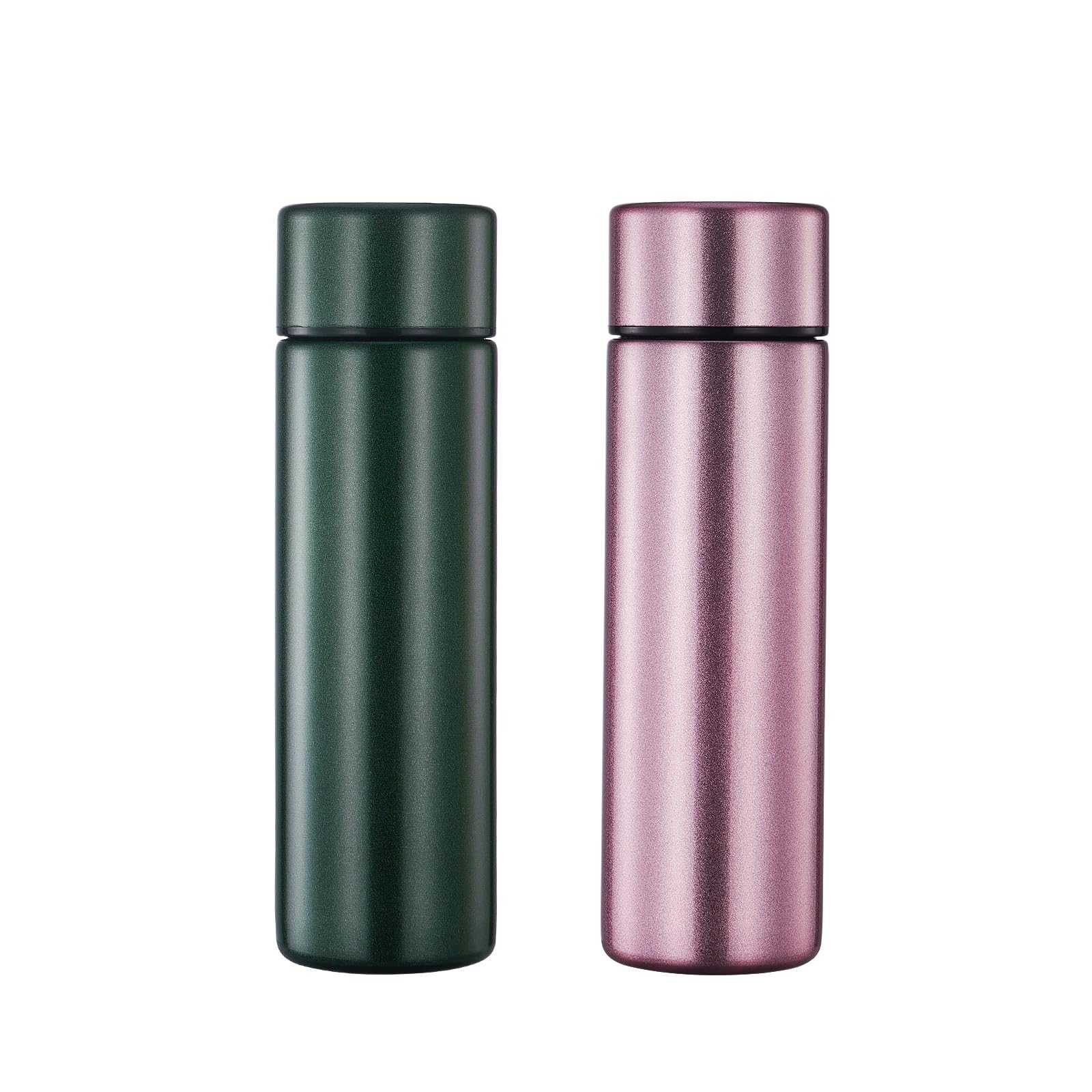 Pack Of 2 Cute Thermos Water Bottle - 5 Oz Mini Insulated Stainless Steel Bottle - Keeps Cold