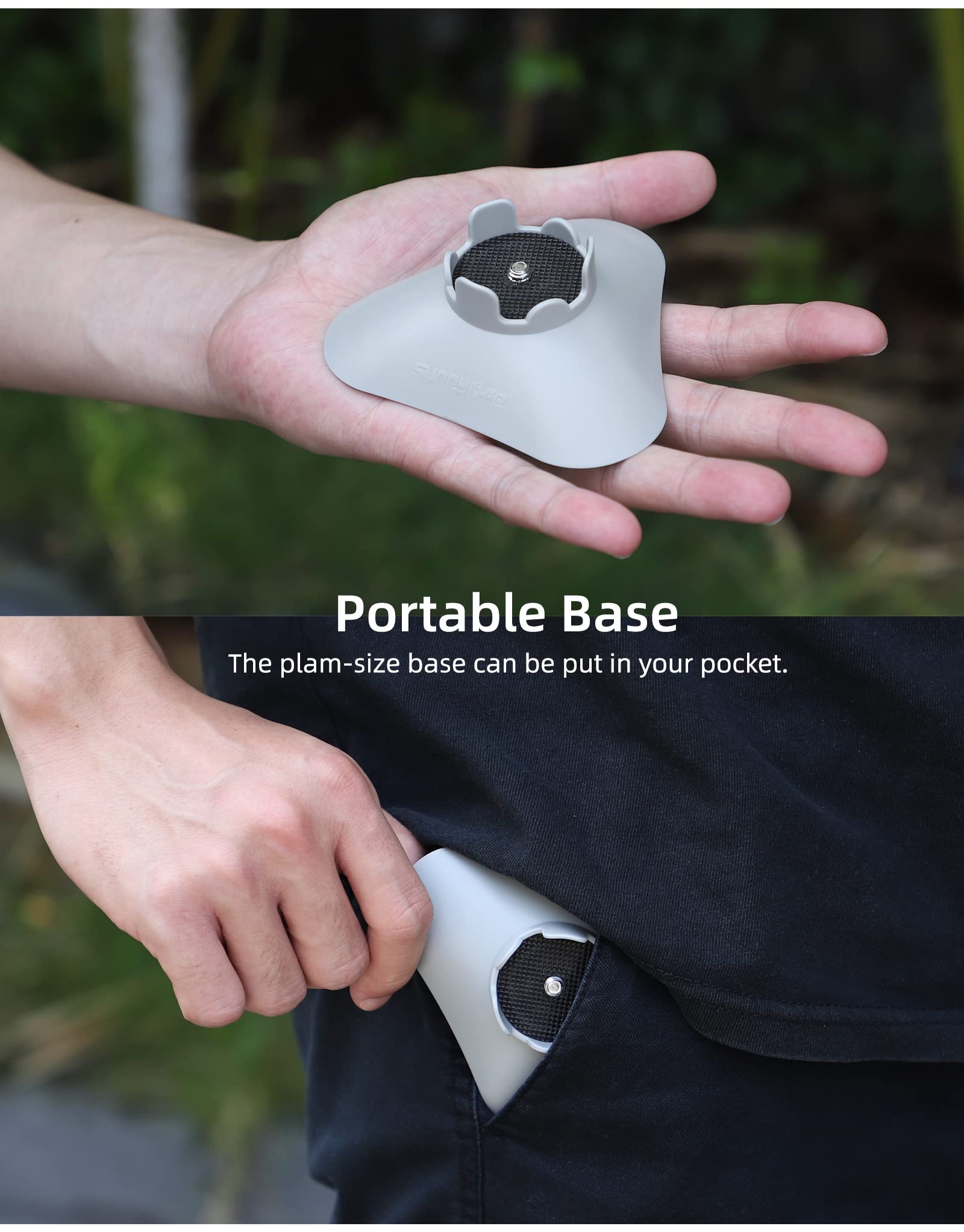 Wowvip Support Base For Insta360 Flow, Convenient For Mobile Phone Shooting Tripod Enhanced Base Stabilizer