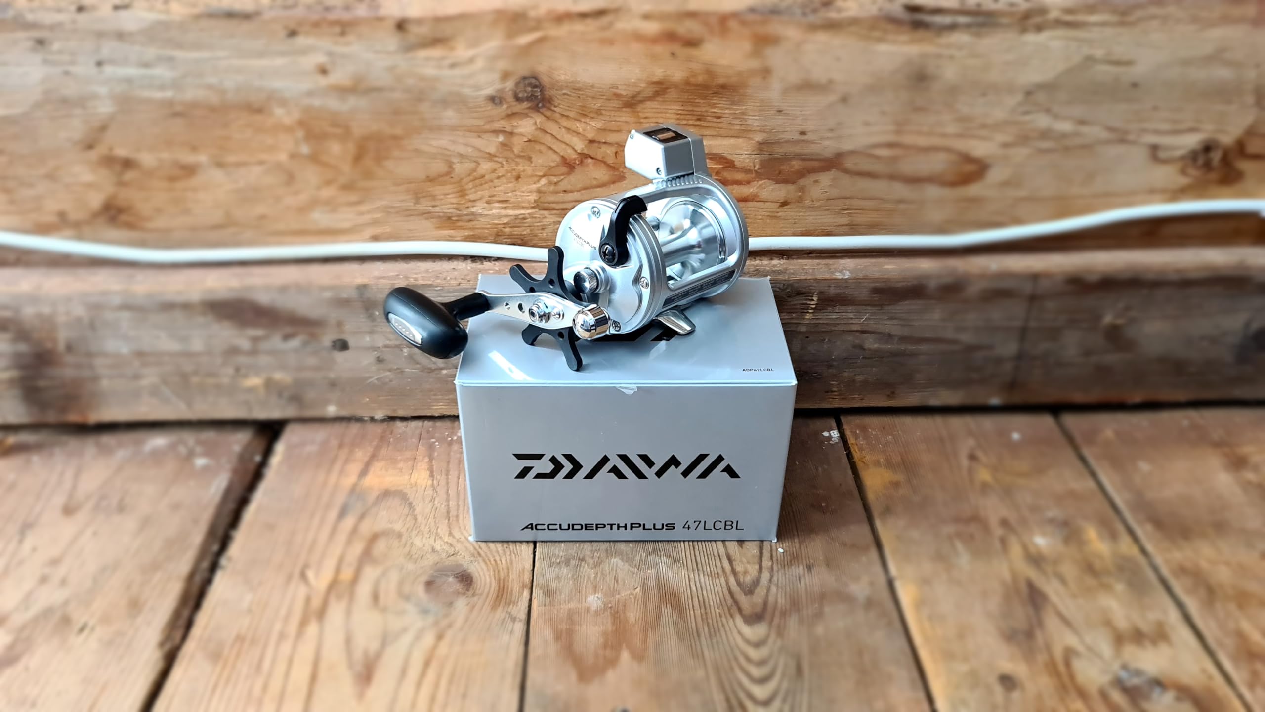 Daiwa Accudepth Plus-B Line Walleye Special Levelwind Fishing Reel (Silver)