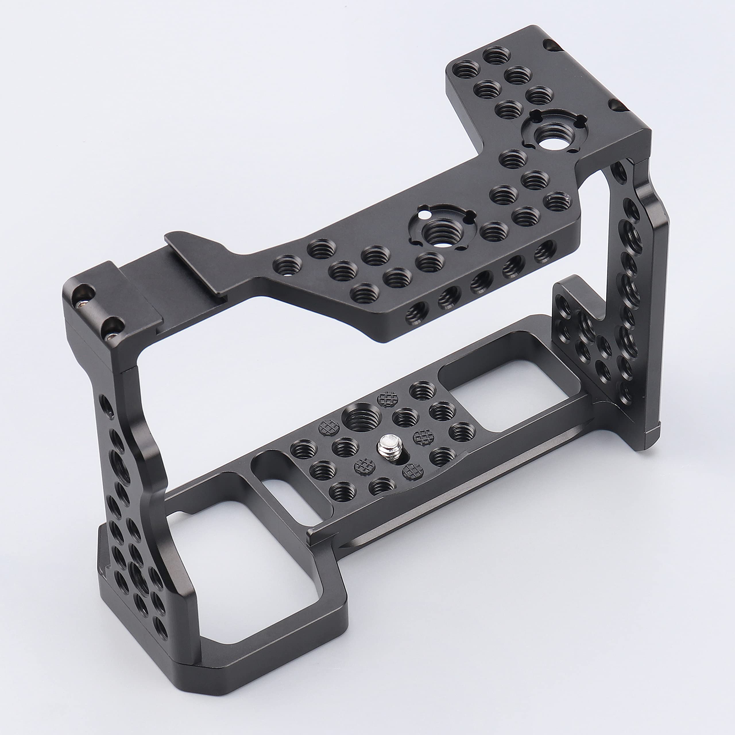 Fotga Camera Cage Video Stabilizer For Sony A7Riii A7Iii A9 With Cold Shoe,Handle Locating Holes,Multiple 1/4" 3/8" Screw Holes