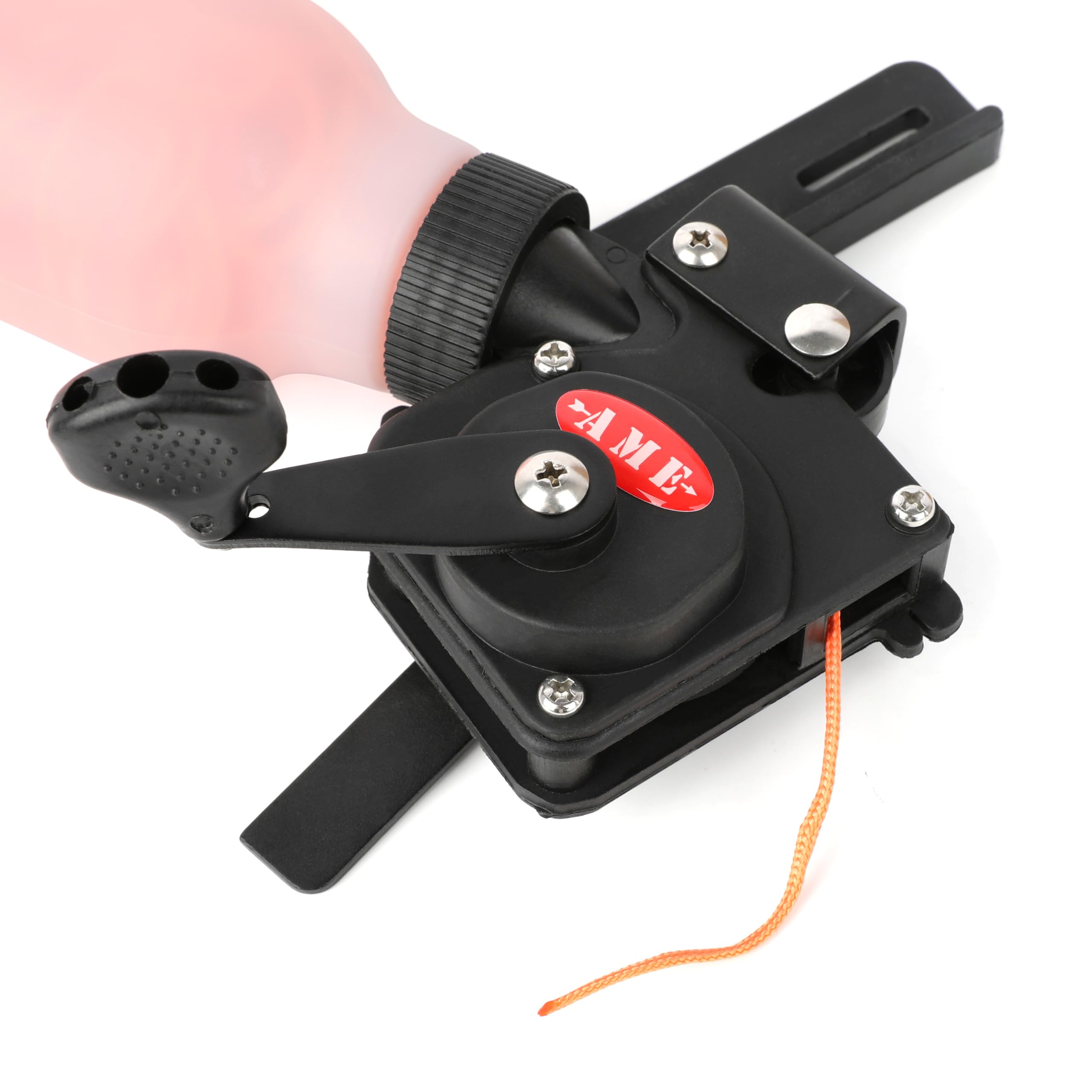 Ameyxgs Bow Fishing Reel Bowfishing Tool Accessories With 40M Archery Hunting Fishing Rope For Fishing Arrows For Right Hand Compound Bow And Recurve Bows (Orange)