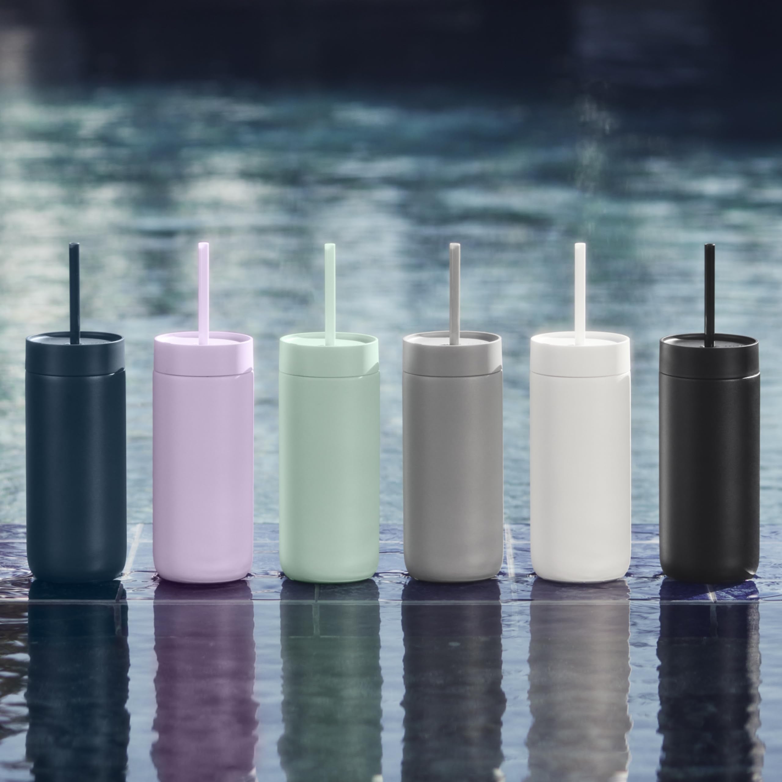 Fellow 20 Oz Carter Cold Water Bottle For Water, Iced Tea, Coffee, Smoothies, Iced Coffee