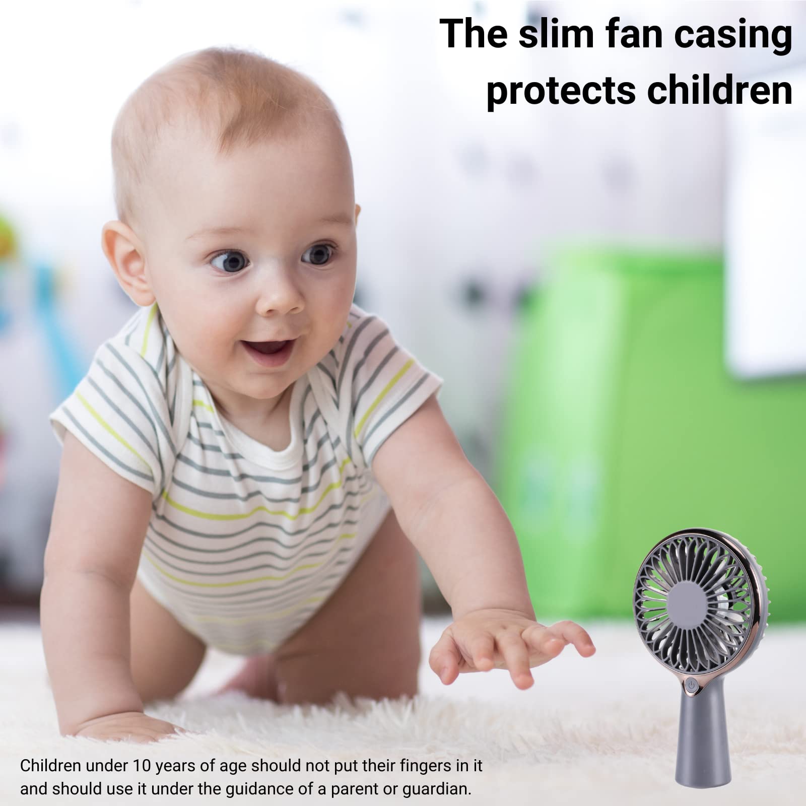 Holiday Mini Handheld Fan, Usb Desk Fan Small Personal Portable Hand Fan Table Fan With Rechargeable