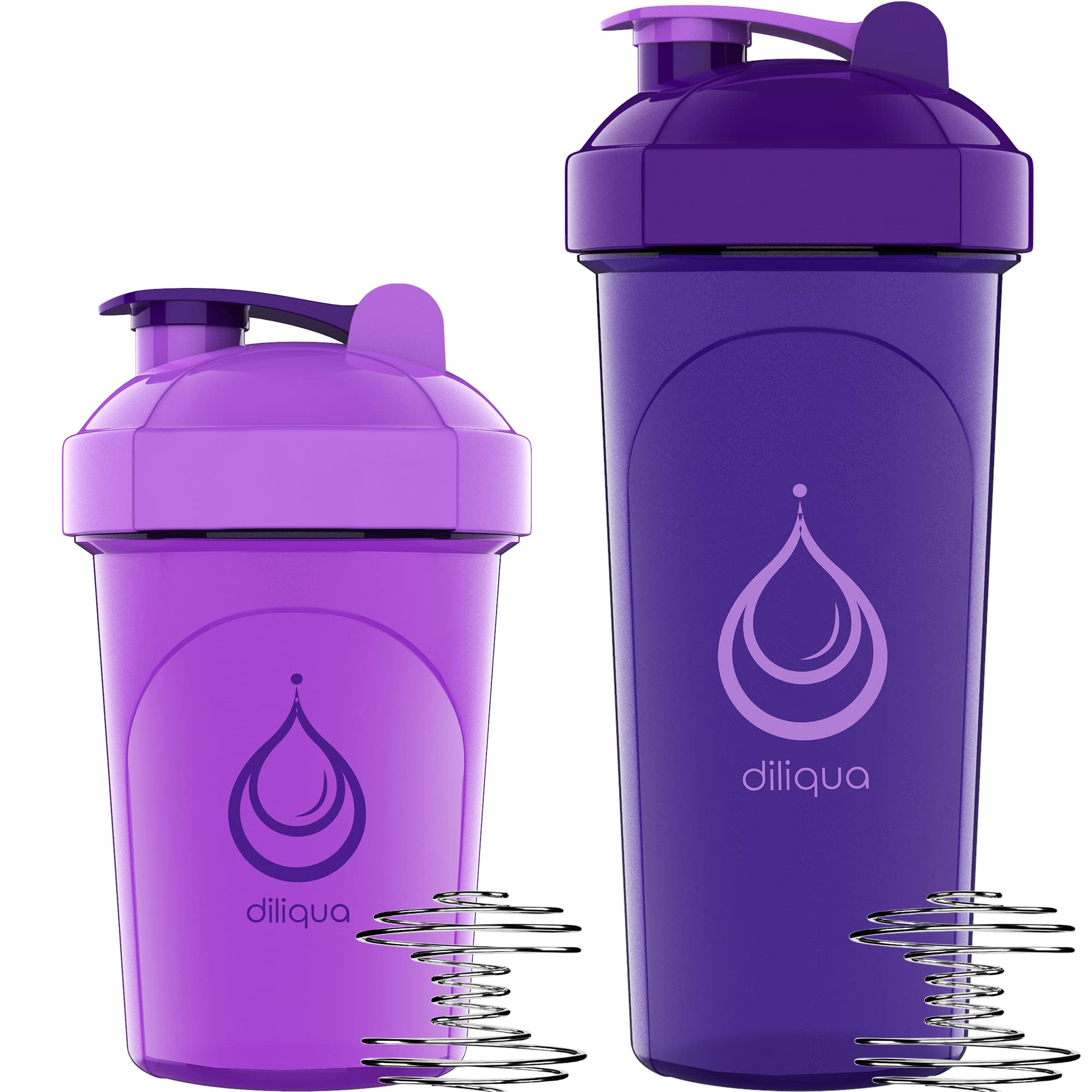 10 Pack, Shaker Bottles For Protein Mixes - & Dishwasher Safe  5 Large 28 Oz & 5 Small
