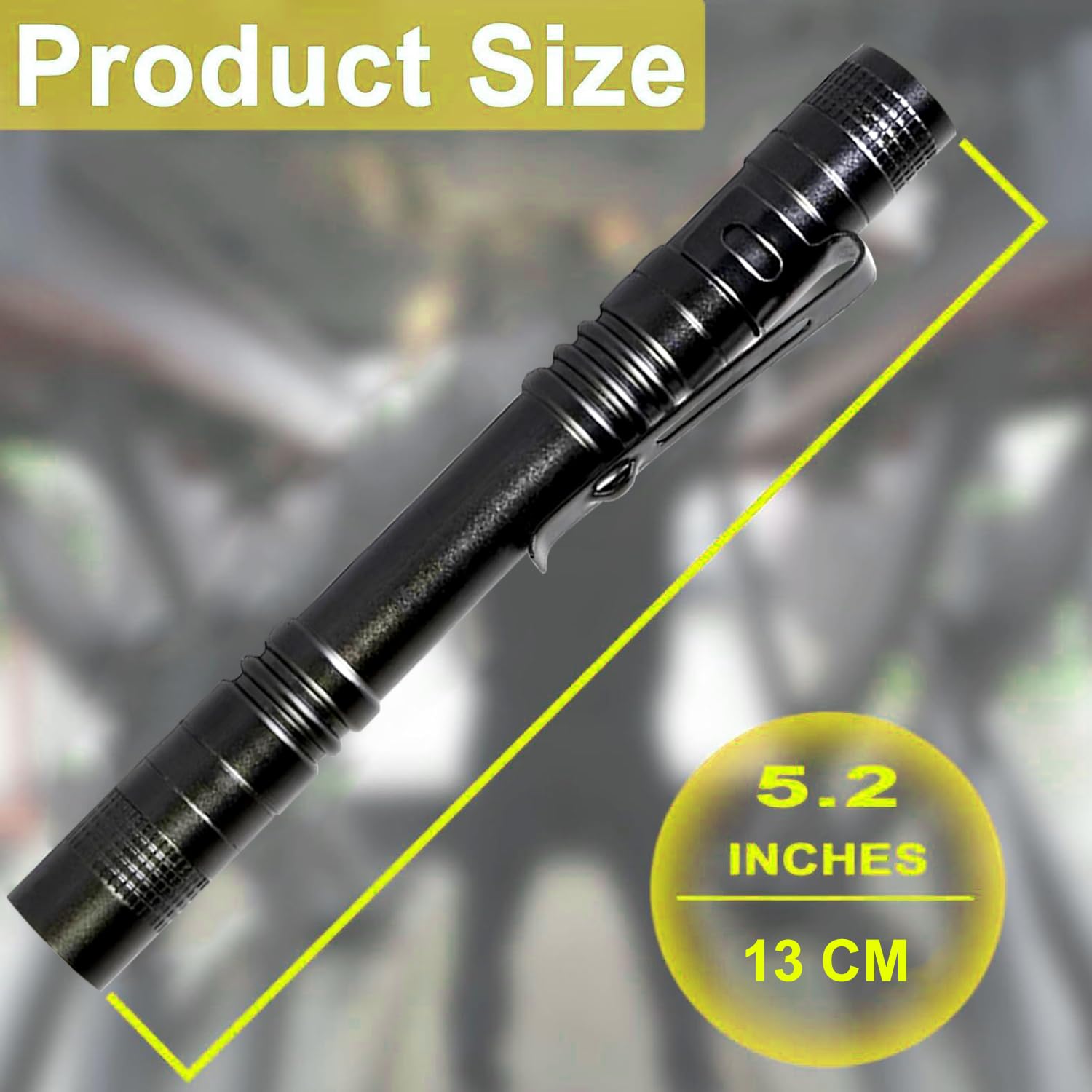 Modoao 4 Pack Pen Light Led Flashlight Pocket Flashlight Pen Light Flashlight Waterproof Mini Flashlight With Pen Clip For Inspection, Hiking, Emergency Situation