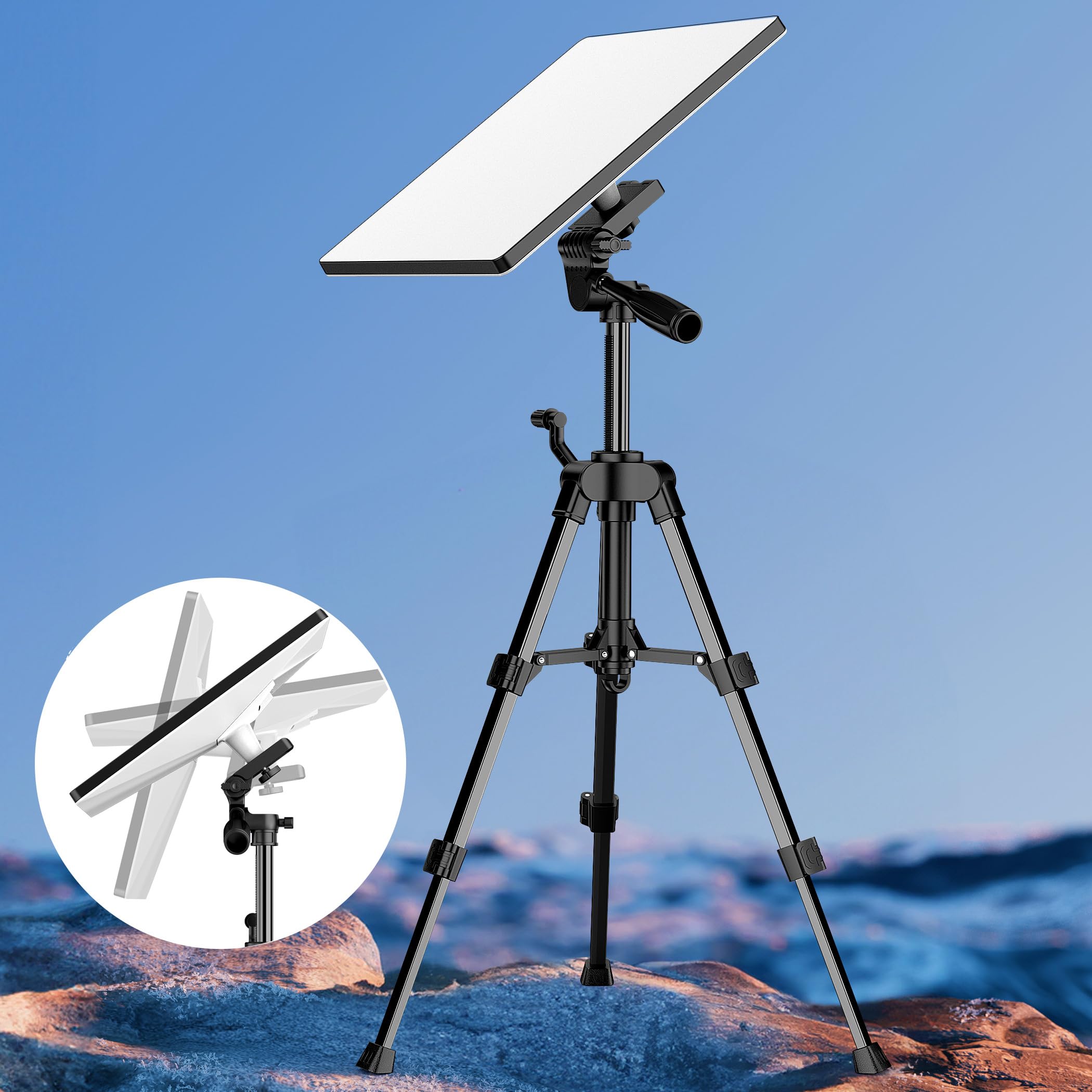 Lucmo Starlink Mini Tripod Stand, 360° Adjustable Starlink Mounting Kit For Camping And Rv Travel/Outdoor, Starlink Mini Tripod Includes Pipe Adapter